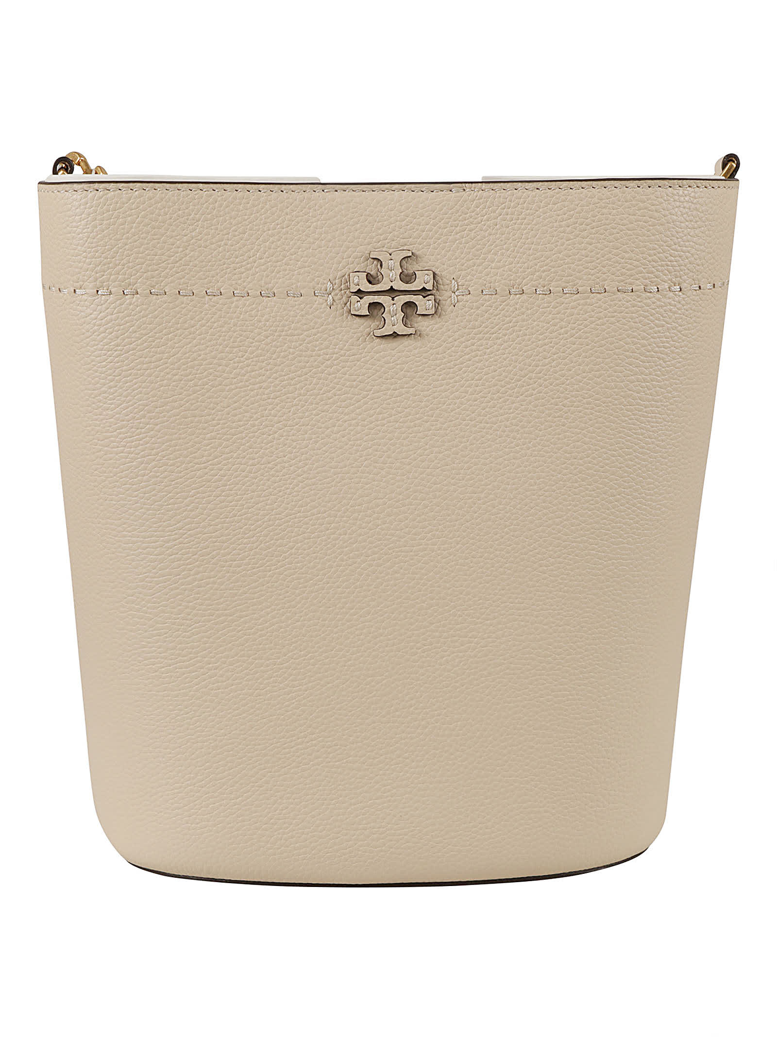 Tory Burch Mcgraw Bucket Bag In Brie