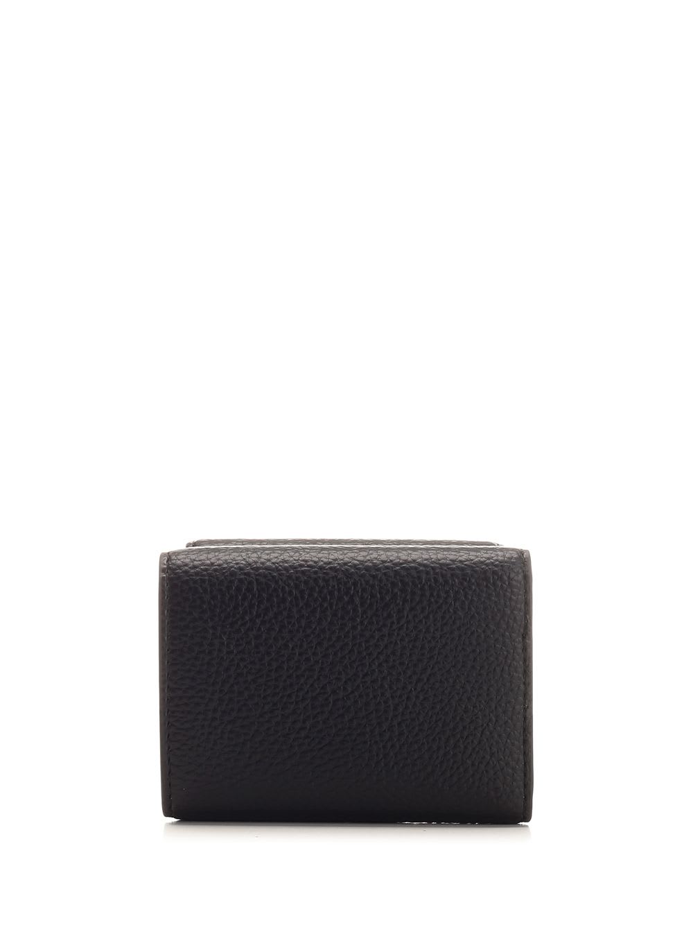Vivienne Westwood Faux Leather French Wallet In Black