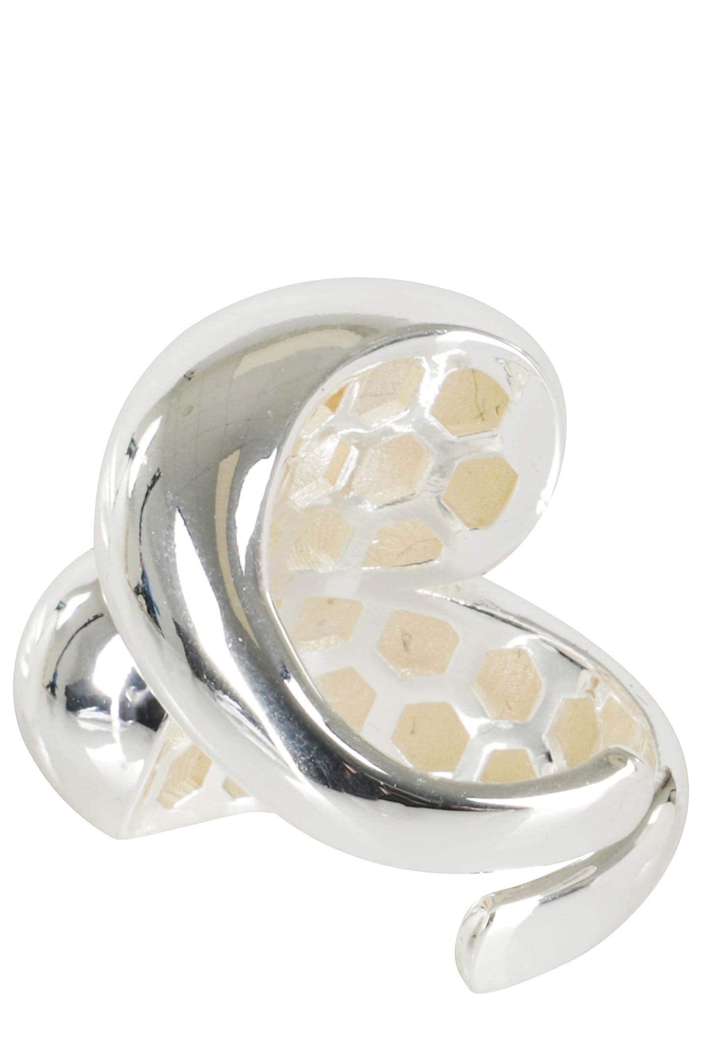 Federica Tosi Sculptural Silver-plated Bronze Ring