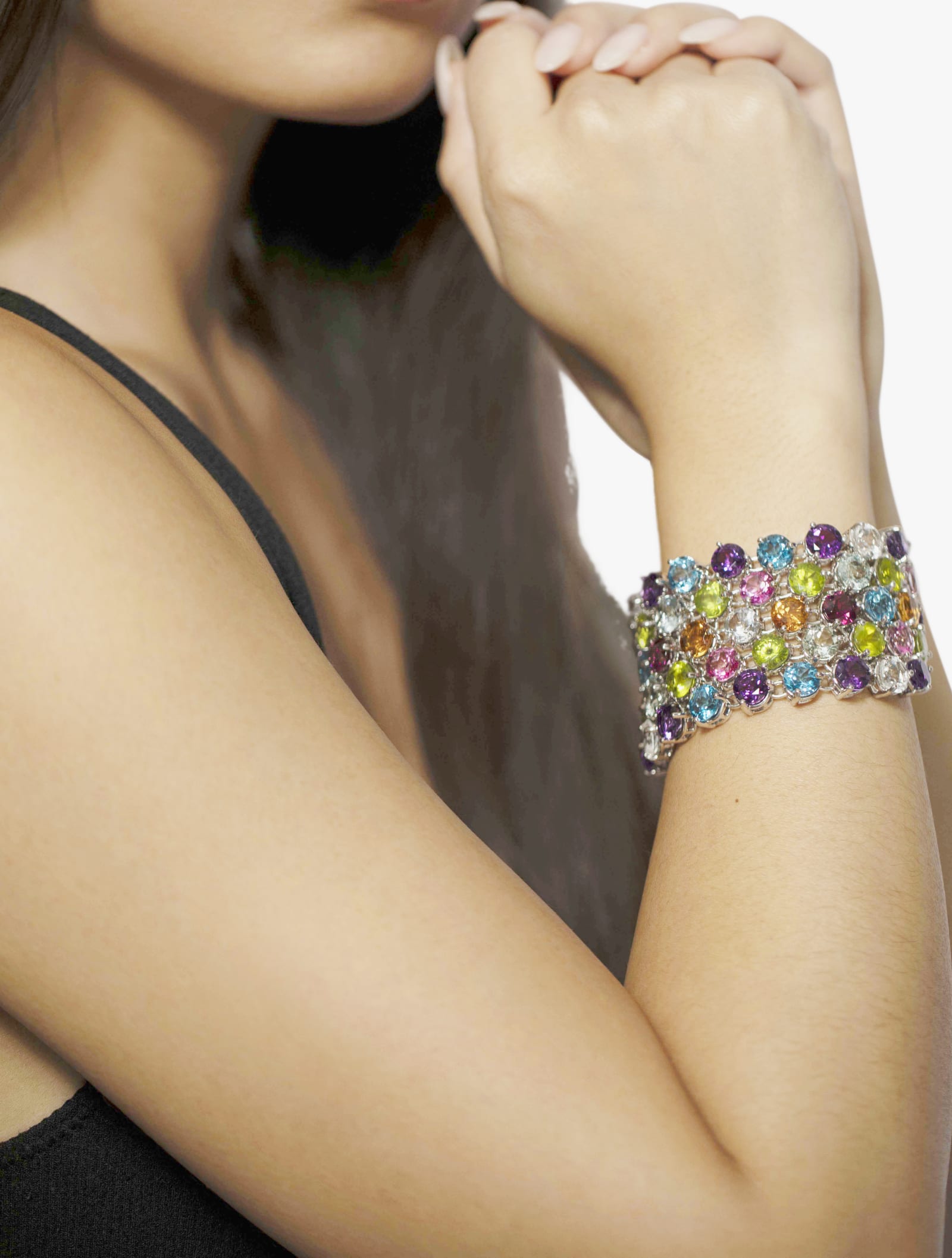 Shop Lo Spazio Jewelry Lo Spazio Autunno Bracelet In Multicolor