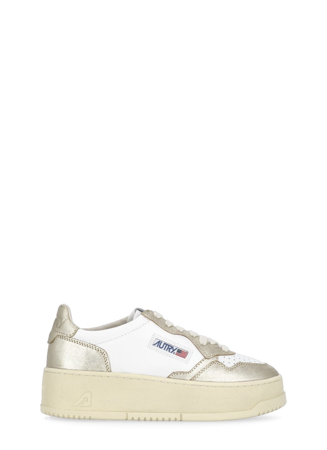 Shop Autry Platform Low Sneakers In White