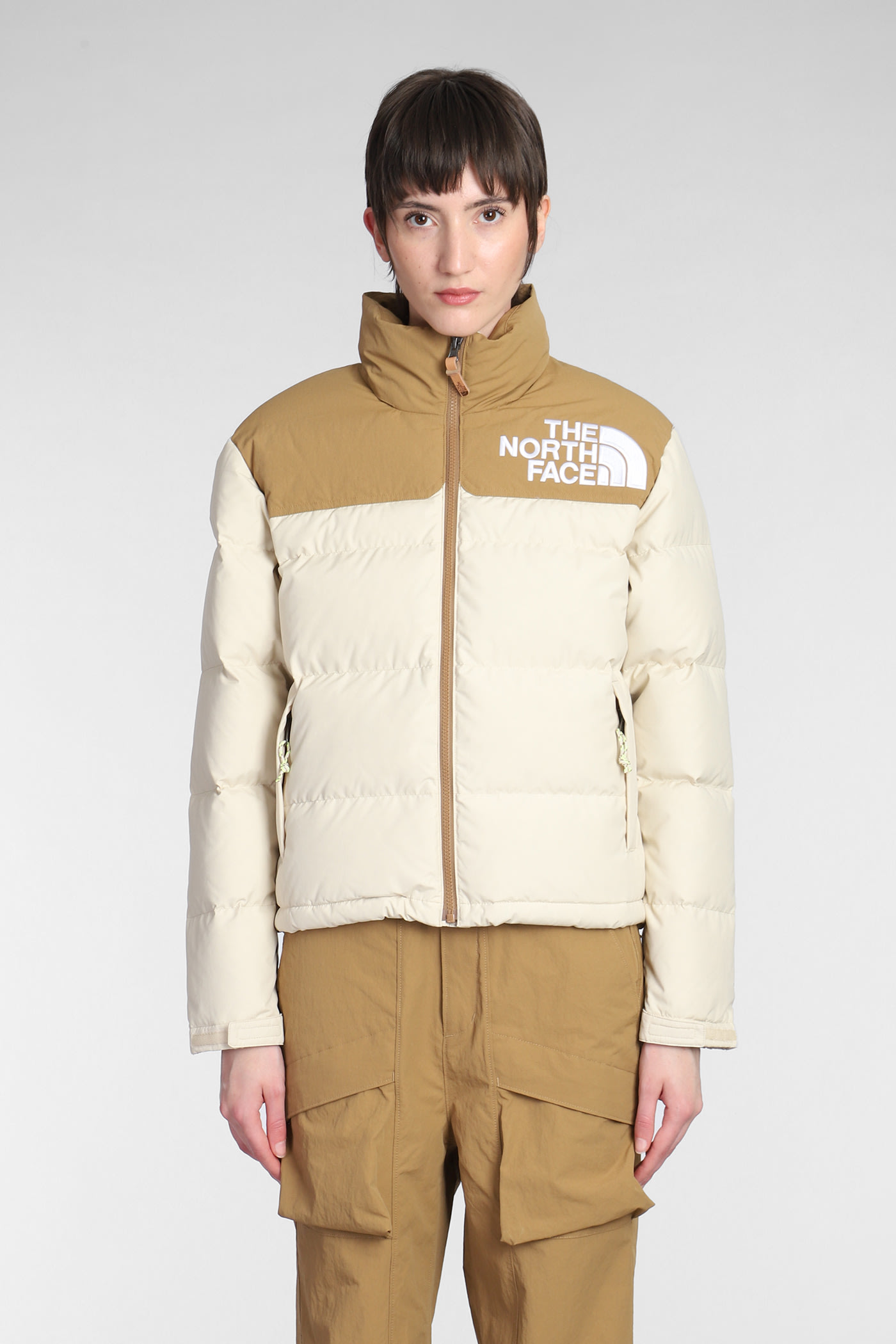 THE NORTH FACE PUFFER IN BEIGE POLYAMIDE