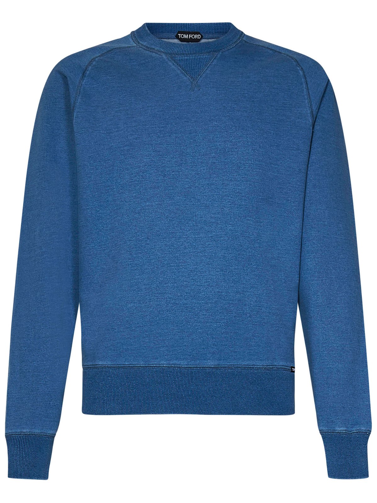 Jersey Ribbed Crewneck Sweatshirt