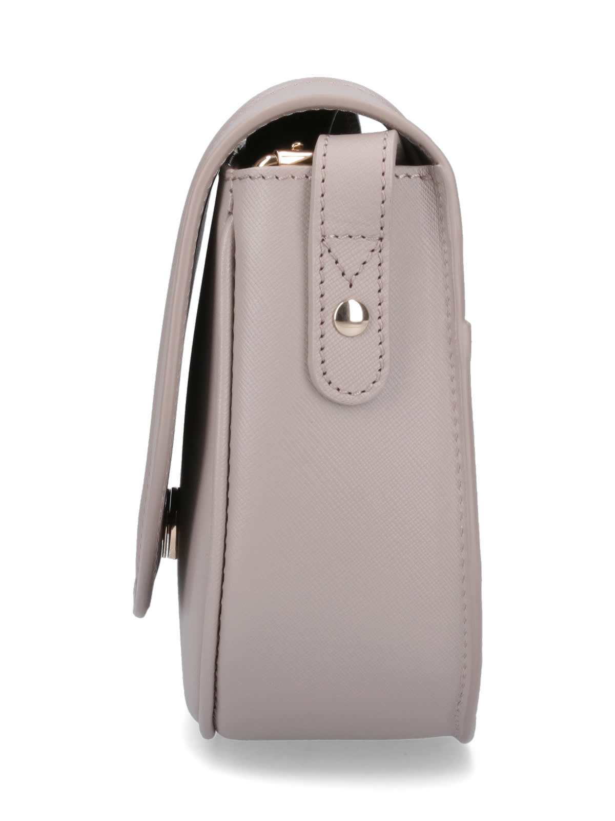 Apc Betty Leather Shoulder Bag In Grey