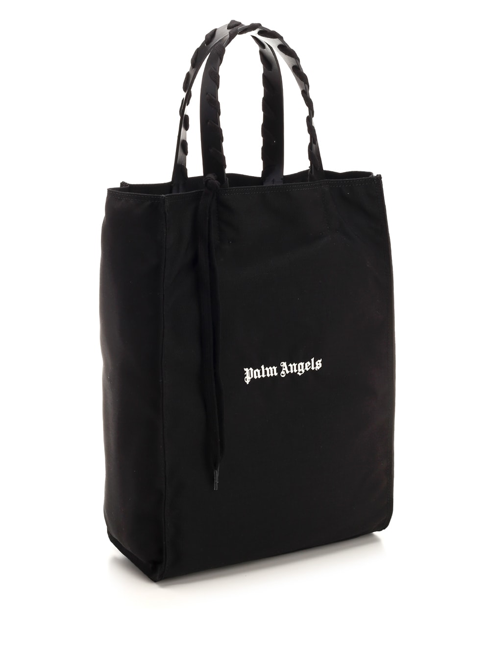 Shop Palm Angels Cordura Tote Bag In Black