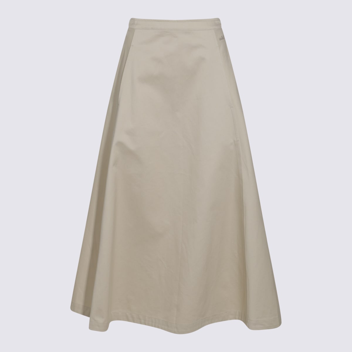 Beige Cotton Skirt