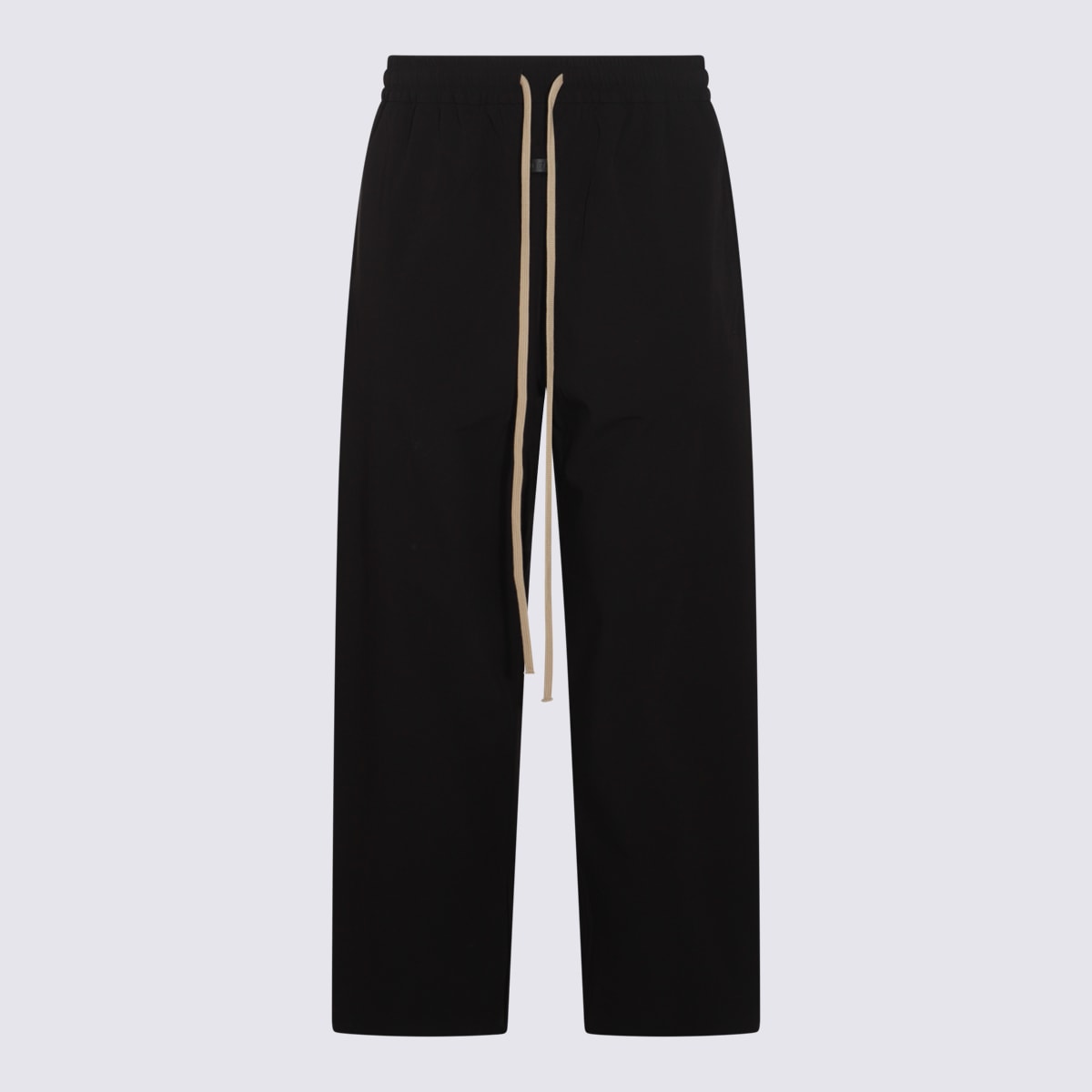 Shop Fear Of God Black Nylon Pants