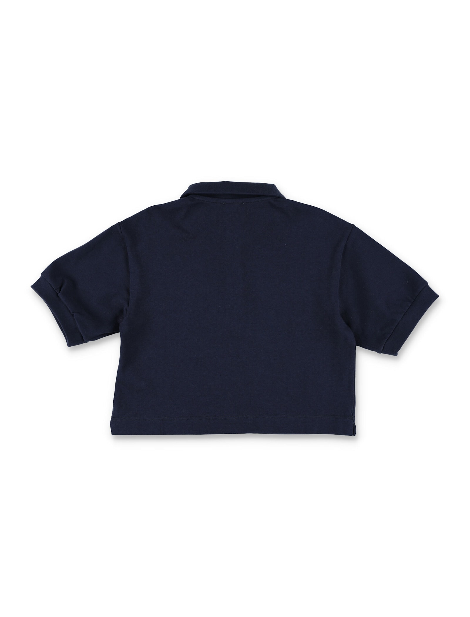Il Gufo Polo Cropped In Blue