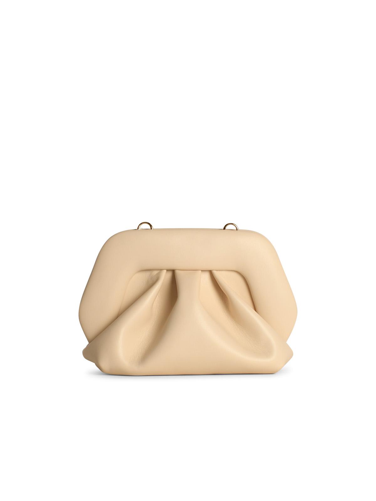 Themoirè Gea Cream Vegan Leather Bag In Ivory