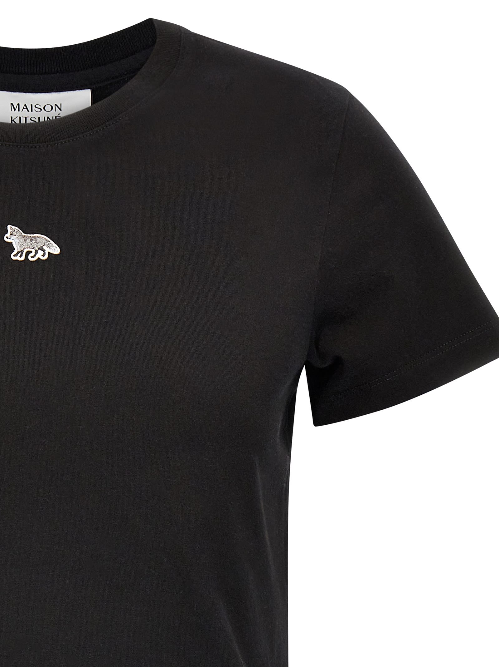 Shop Maison Kitsuné Baby Fox T-shirt In Black