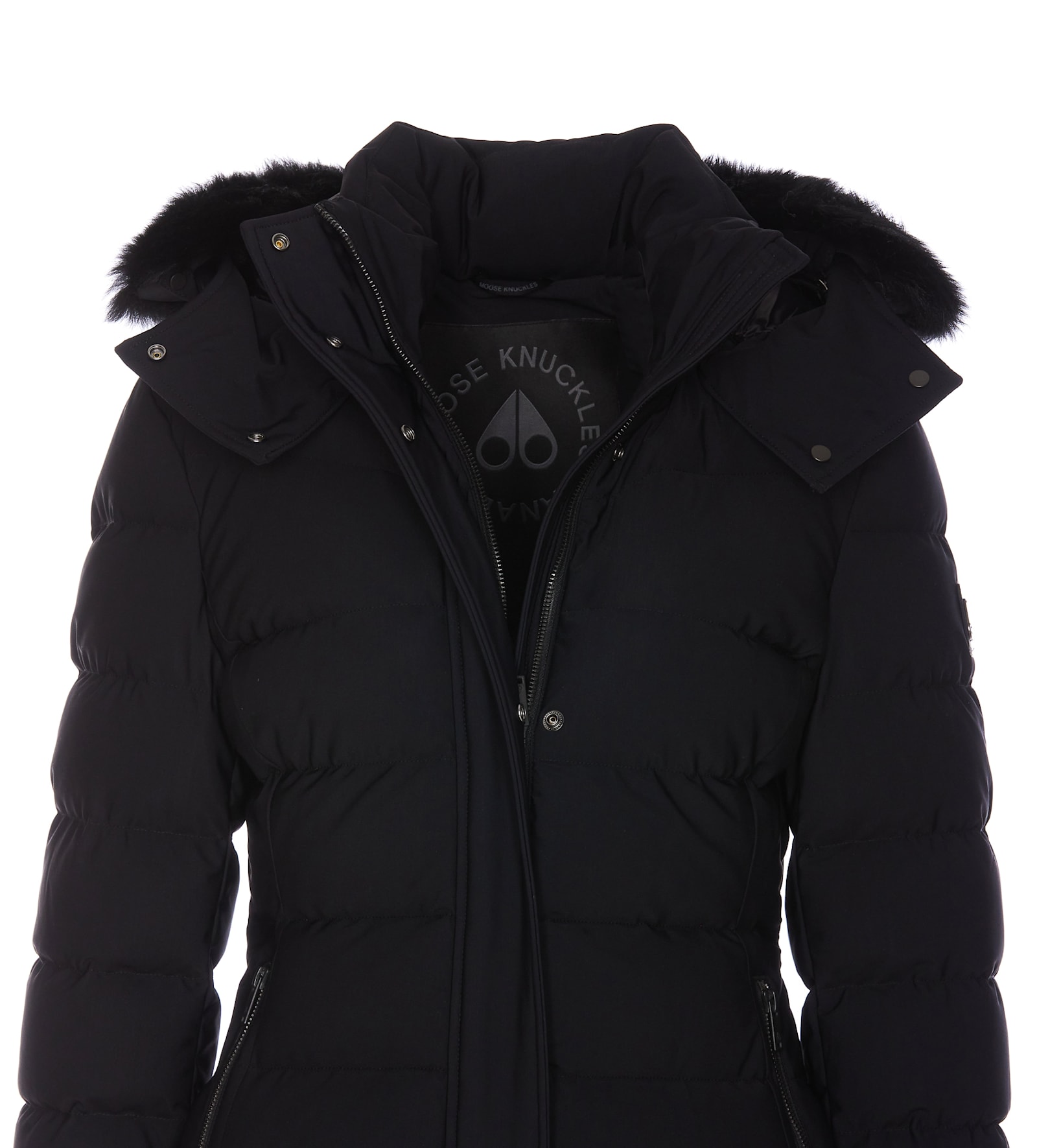 Shop Moose Knuckles Watershed Parka In Black