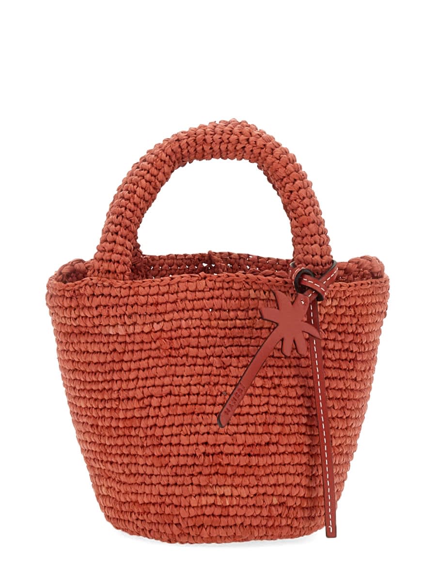 Shop Manebi Mini Summer Bag In Red