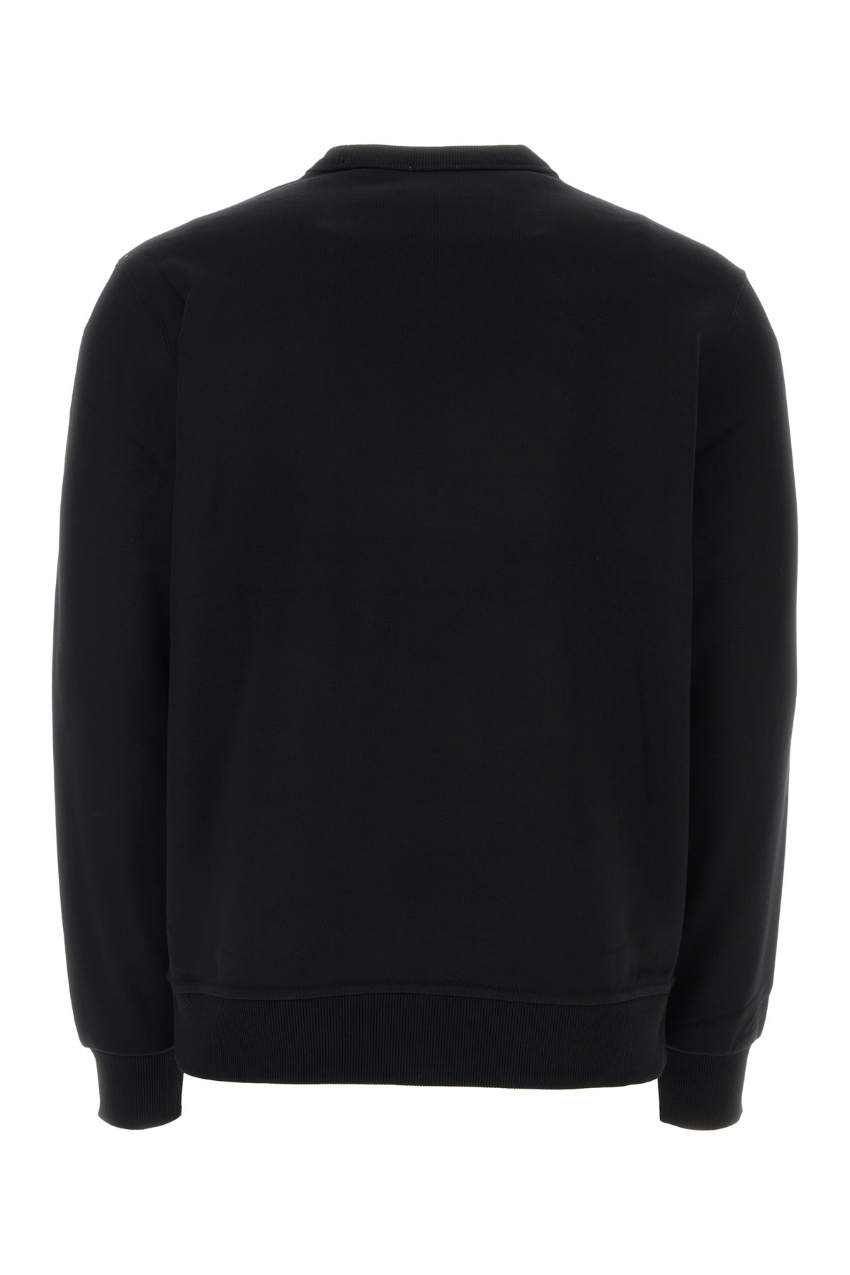 Shop Burberry Black Stretch Cotton Oversize Sweater