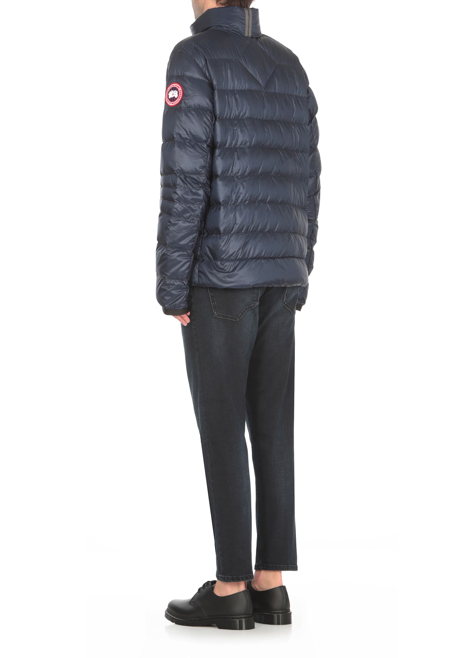 Shop Canada Goose Crofton Down Jacket In Blue