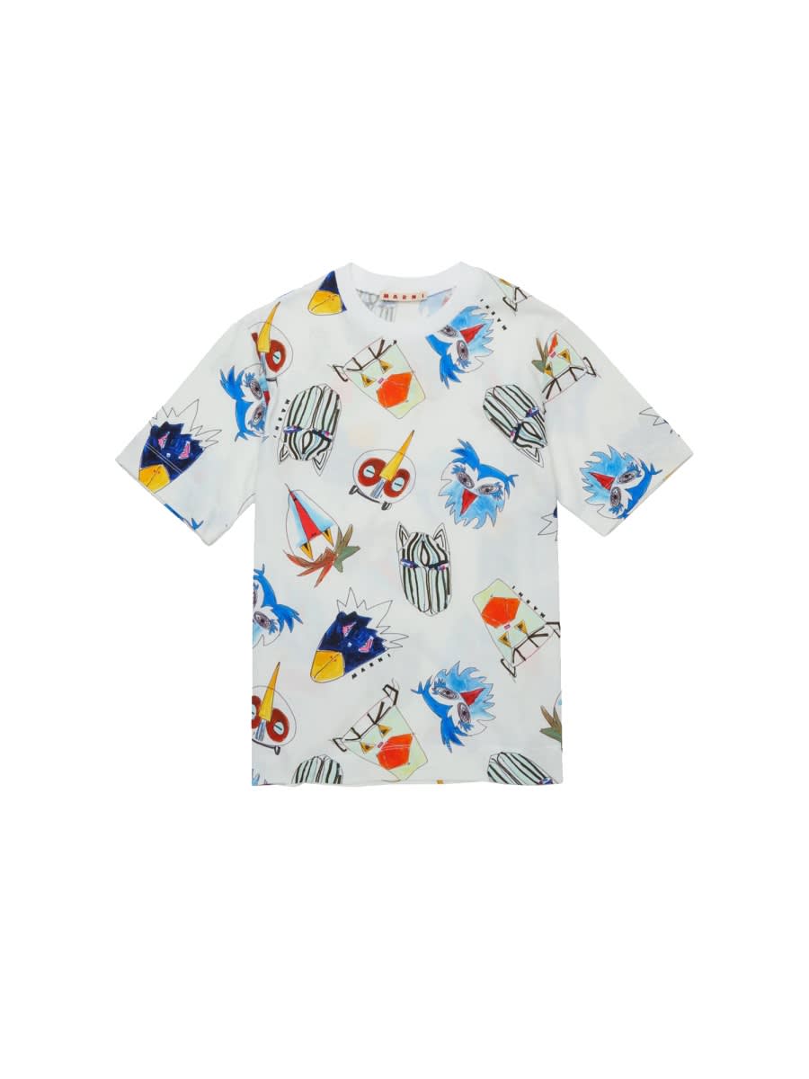 Marni T-shirt In White