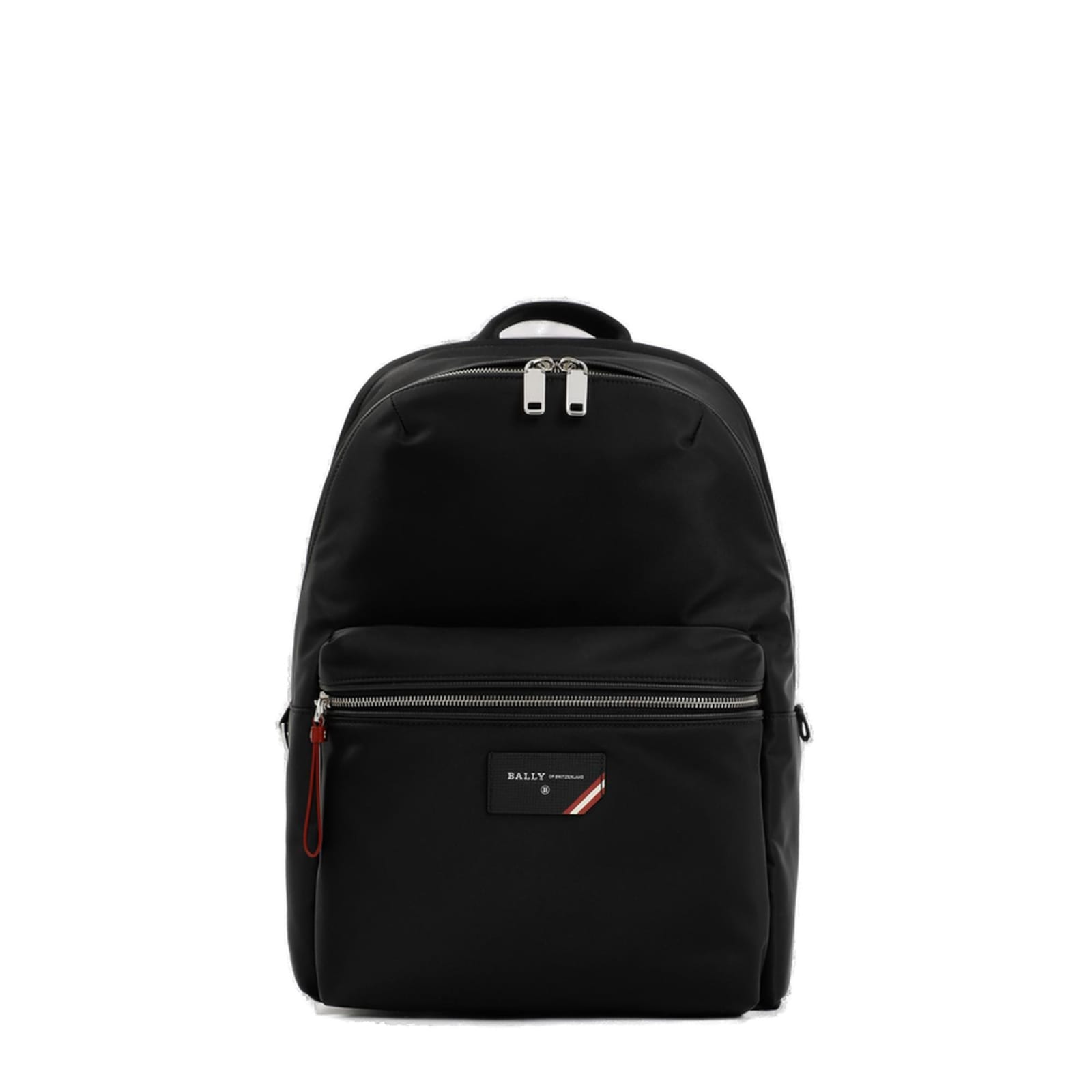 Bally Logo Patch Zip-up Backpack