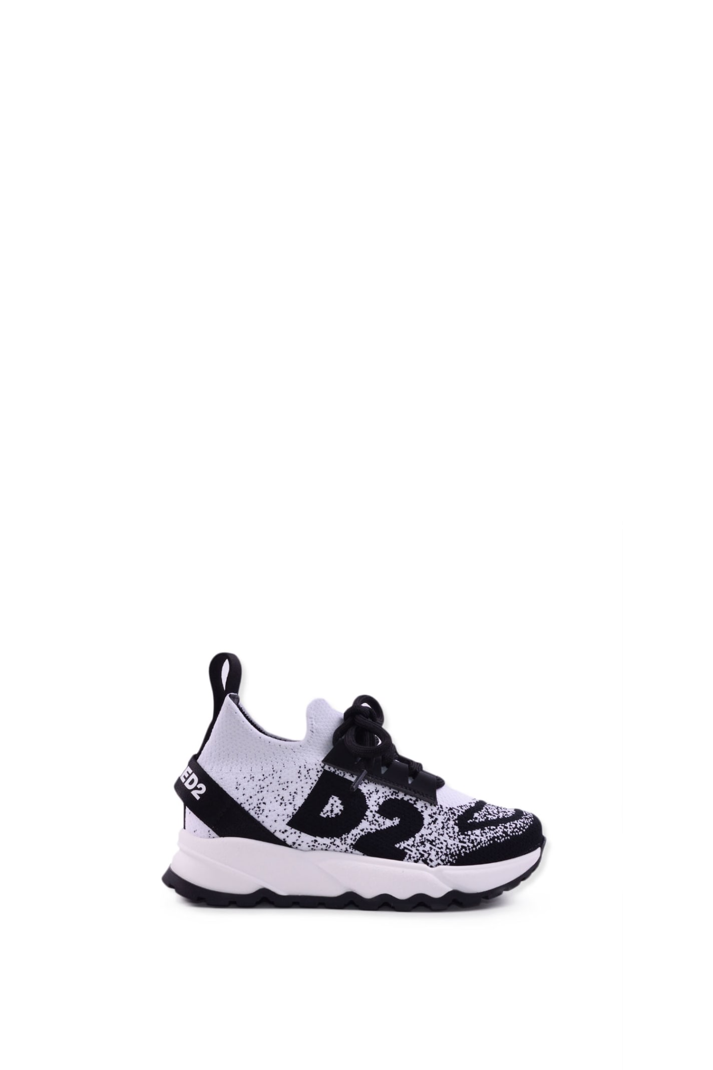 Dsquared2 Sneakers In Stretch Knit With Logo