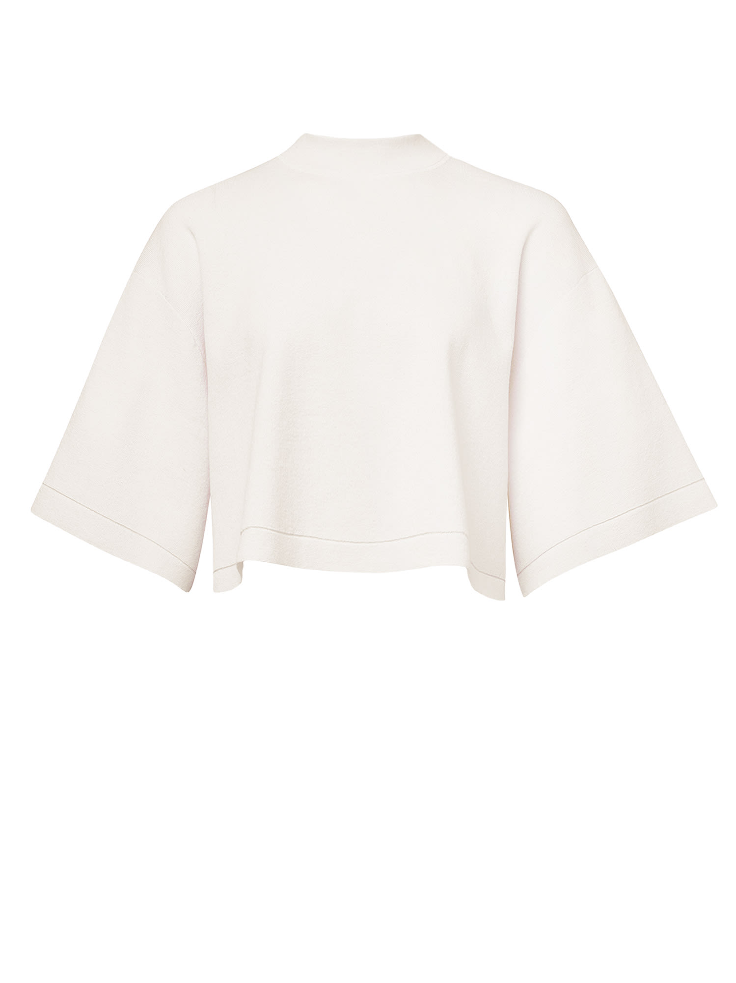 Alaïa Cropped Cotton Blend Top