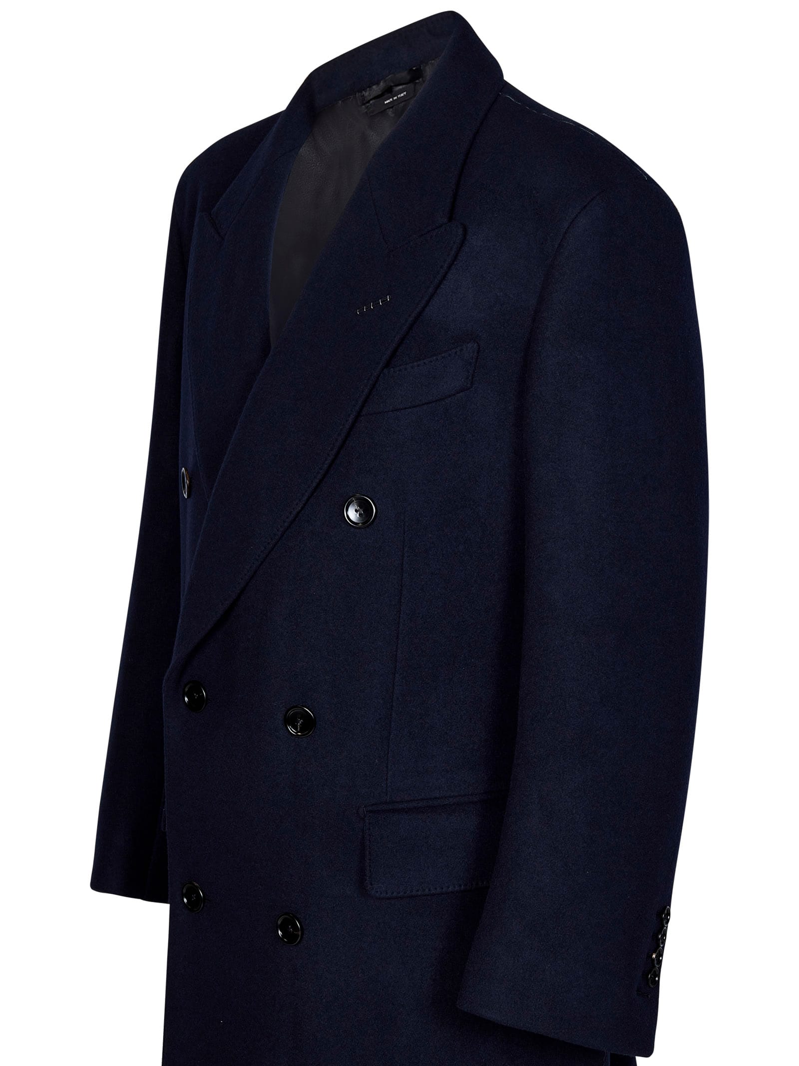 Shop Tom Ford Coat In Blue