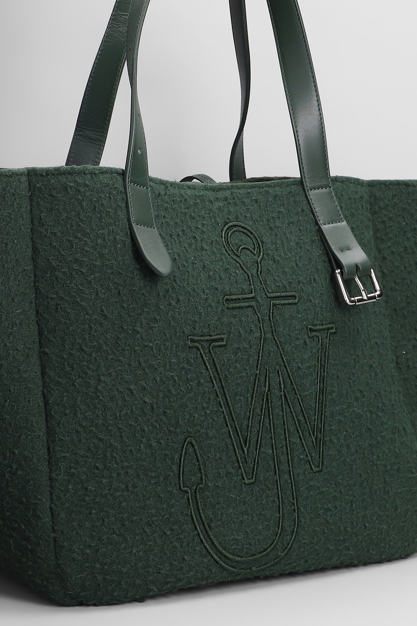 Jw Anderson Belt Tote In Green