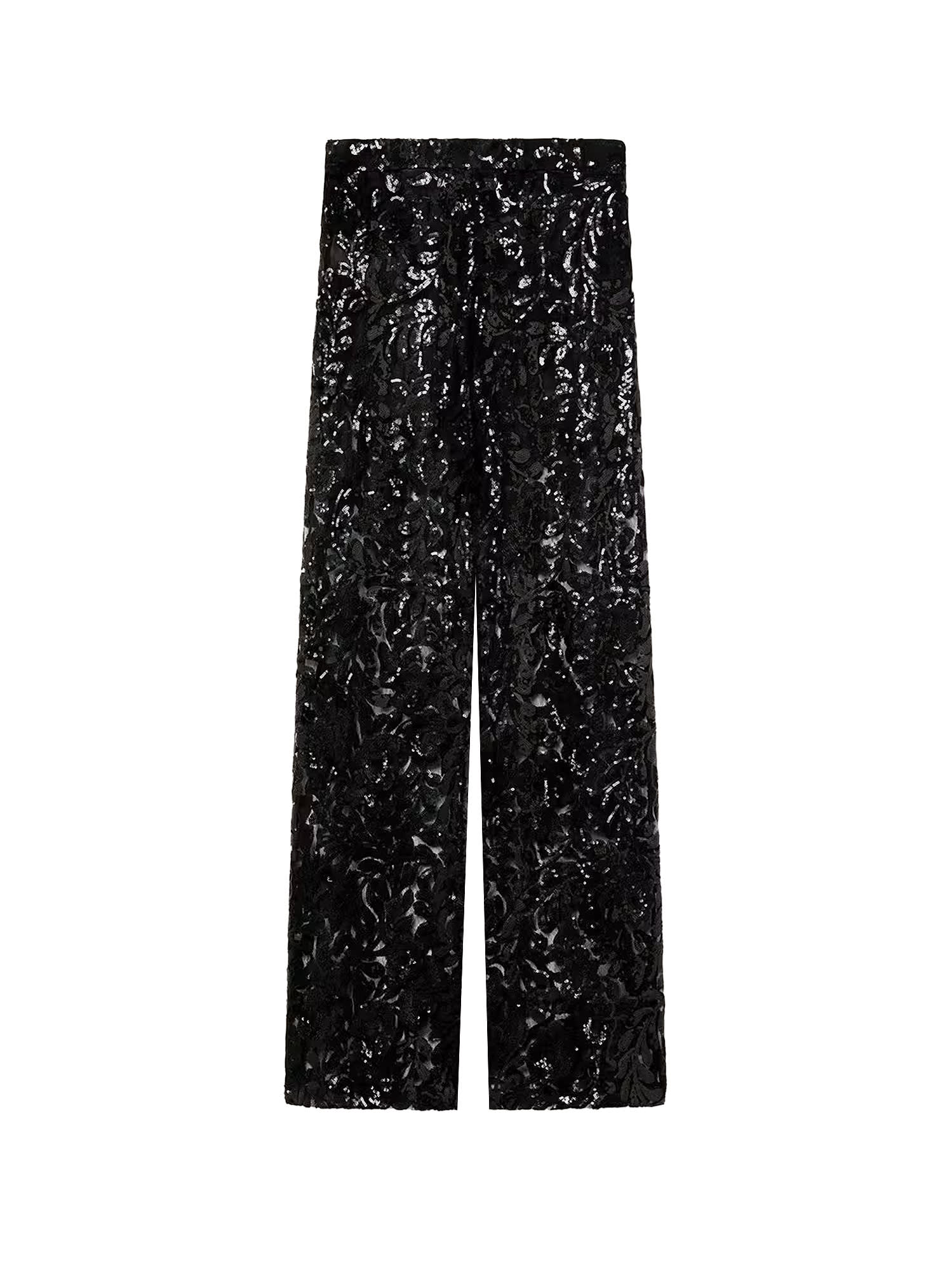Golden Goose Deluxe Brand Women Onia Tulle Trousers With Sequins In Black