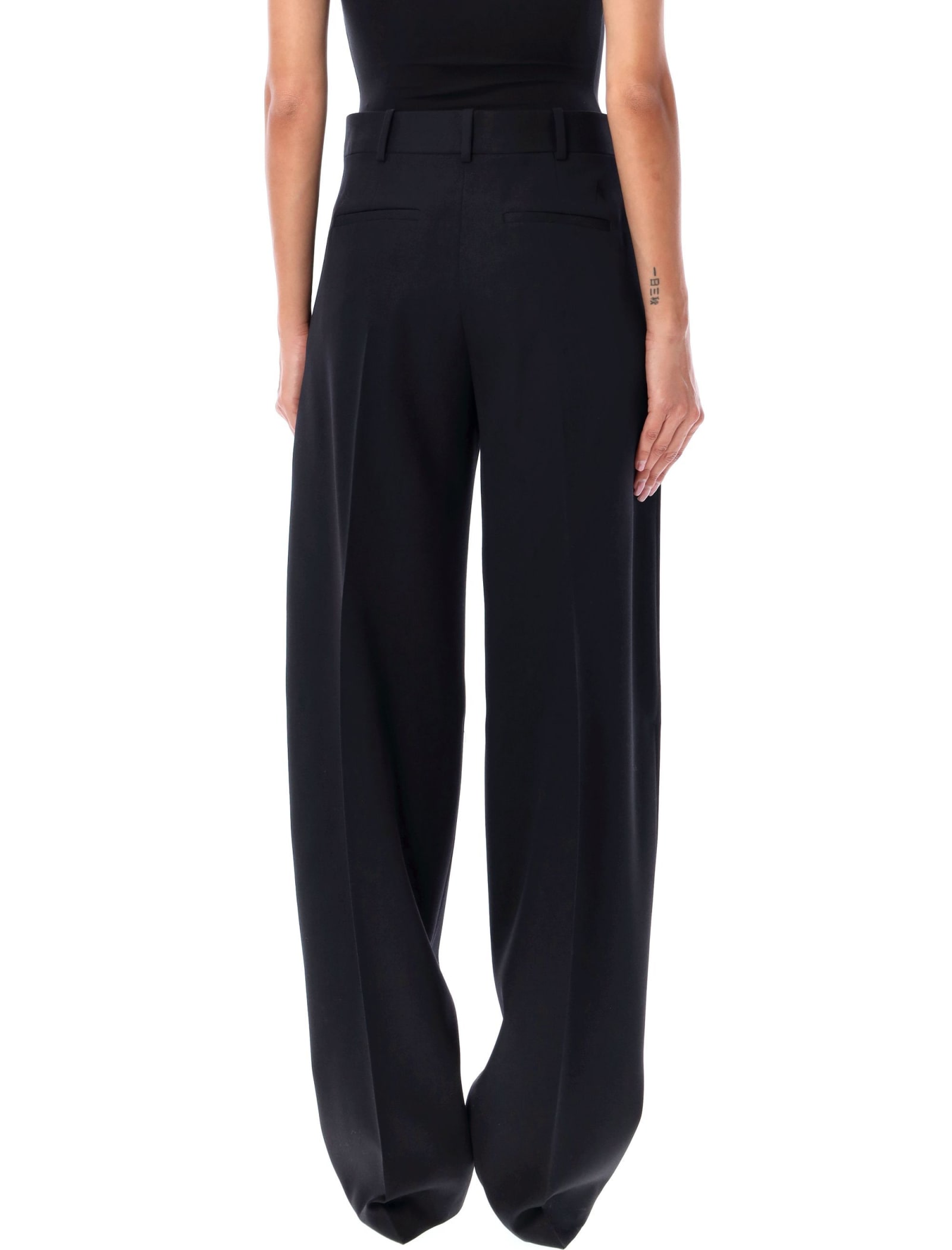 Shop Attico Jagger Pants In Black