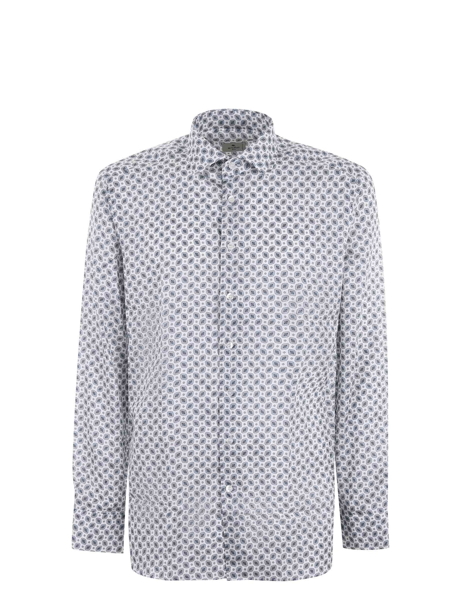 Shop Etro Shirt In White