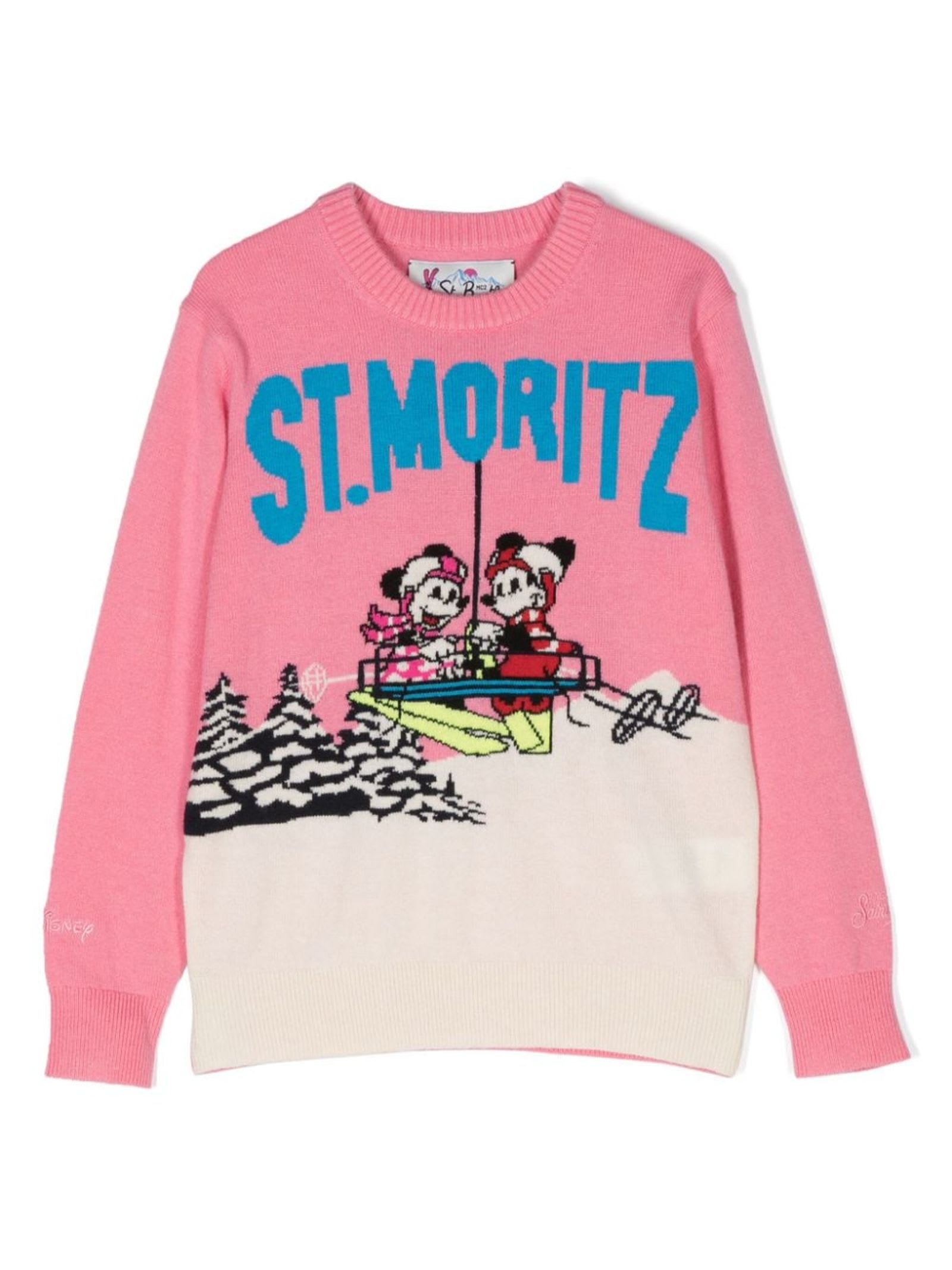 Shop Mc2 Saint Barth Saint Barth Sweaters Pink