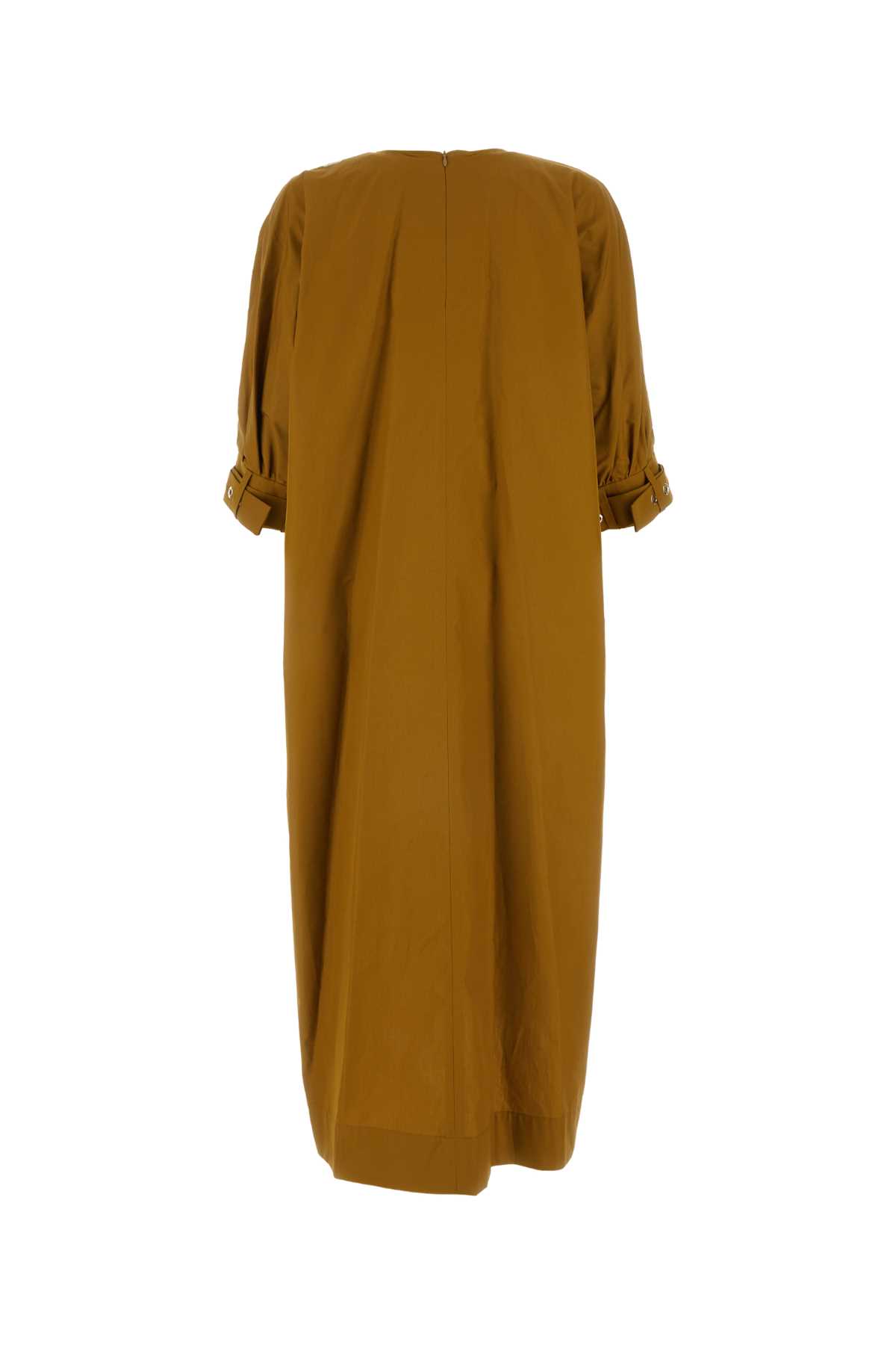 Shop 's Max Mara Ochre Poplin Melodie Dress In Giallo