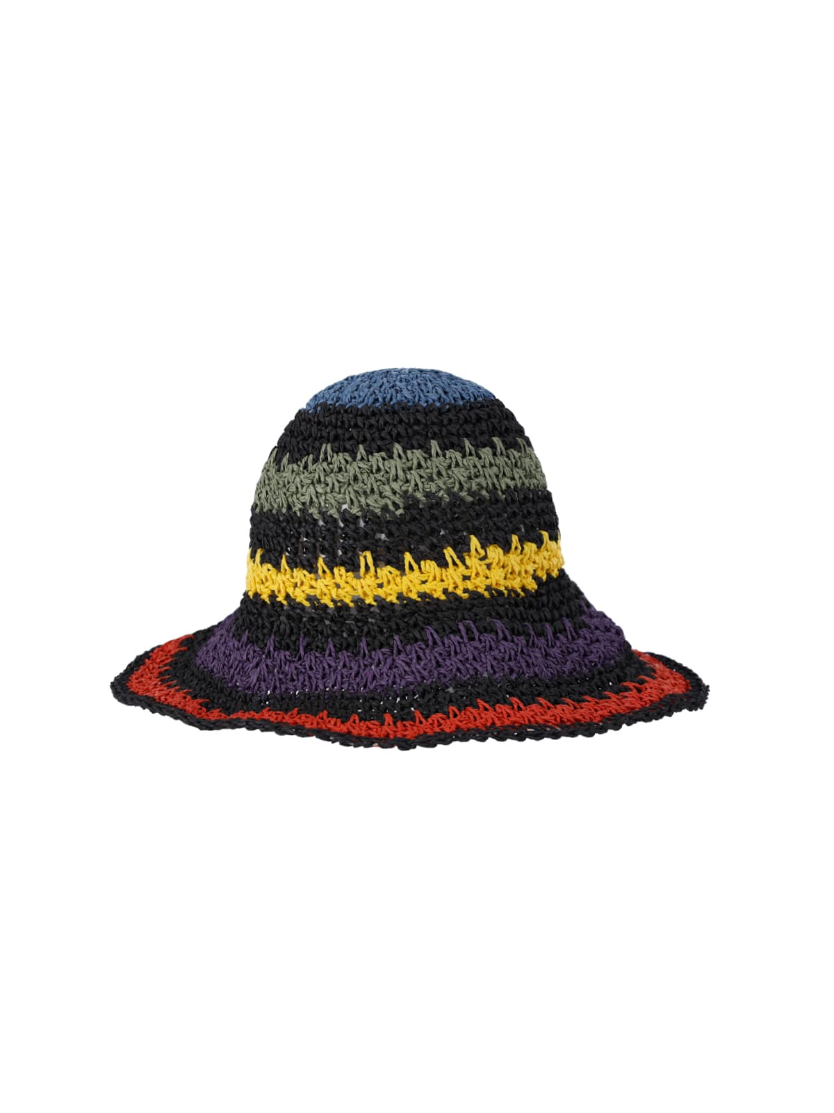 Shop Ruslan Baginskiy Multicolour Bucket Hat In Black
