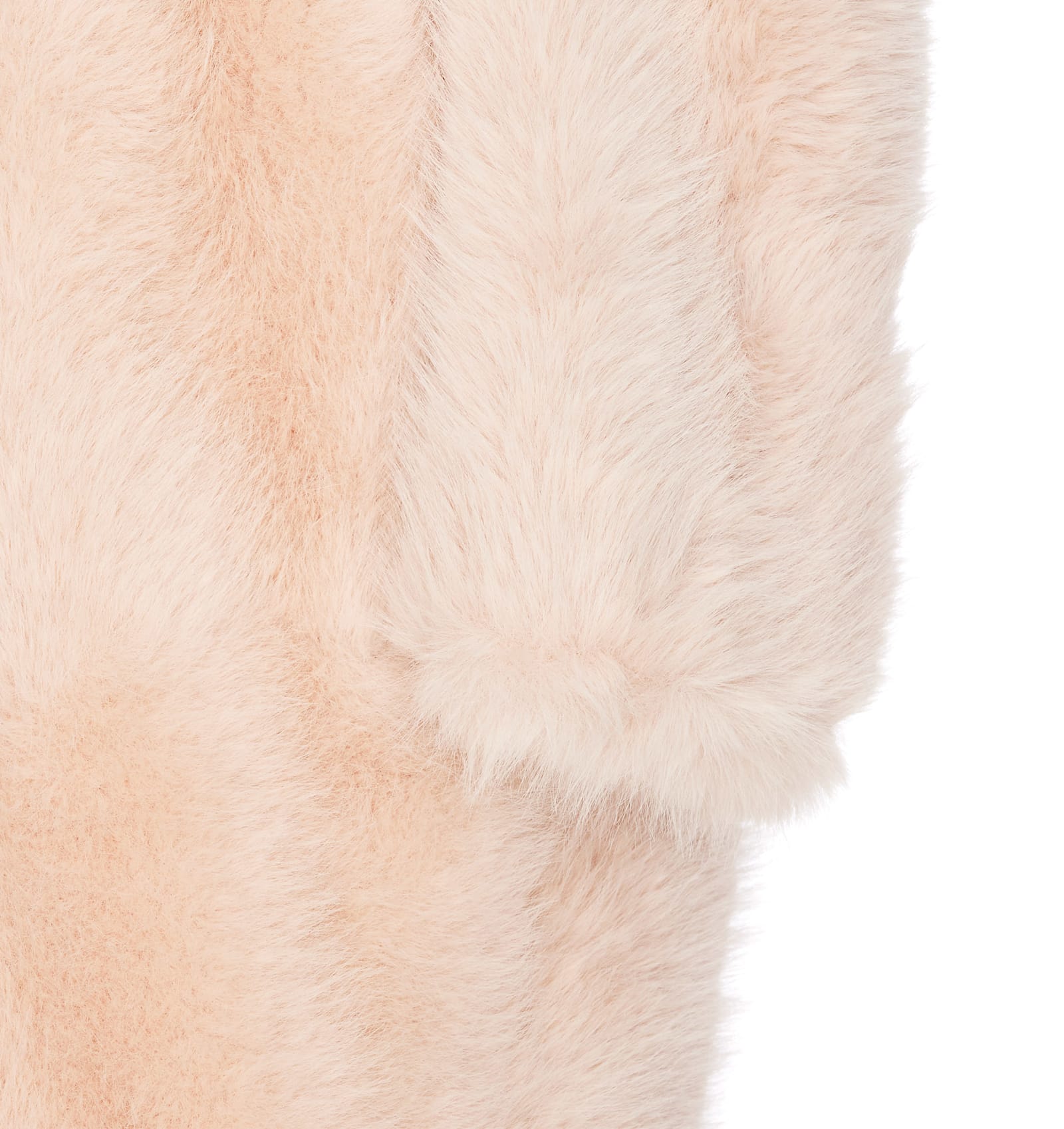 Shop Sportmax Manico Faux Fur Coat In Pink