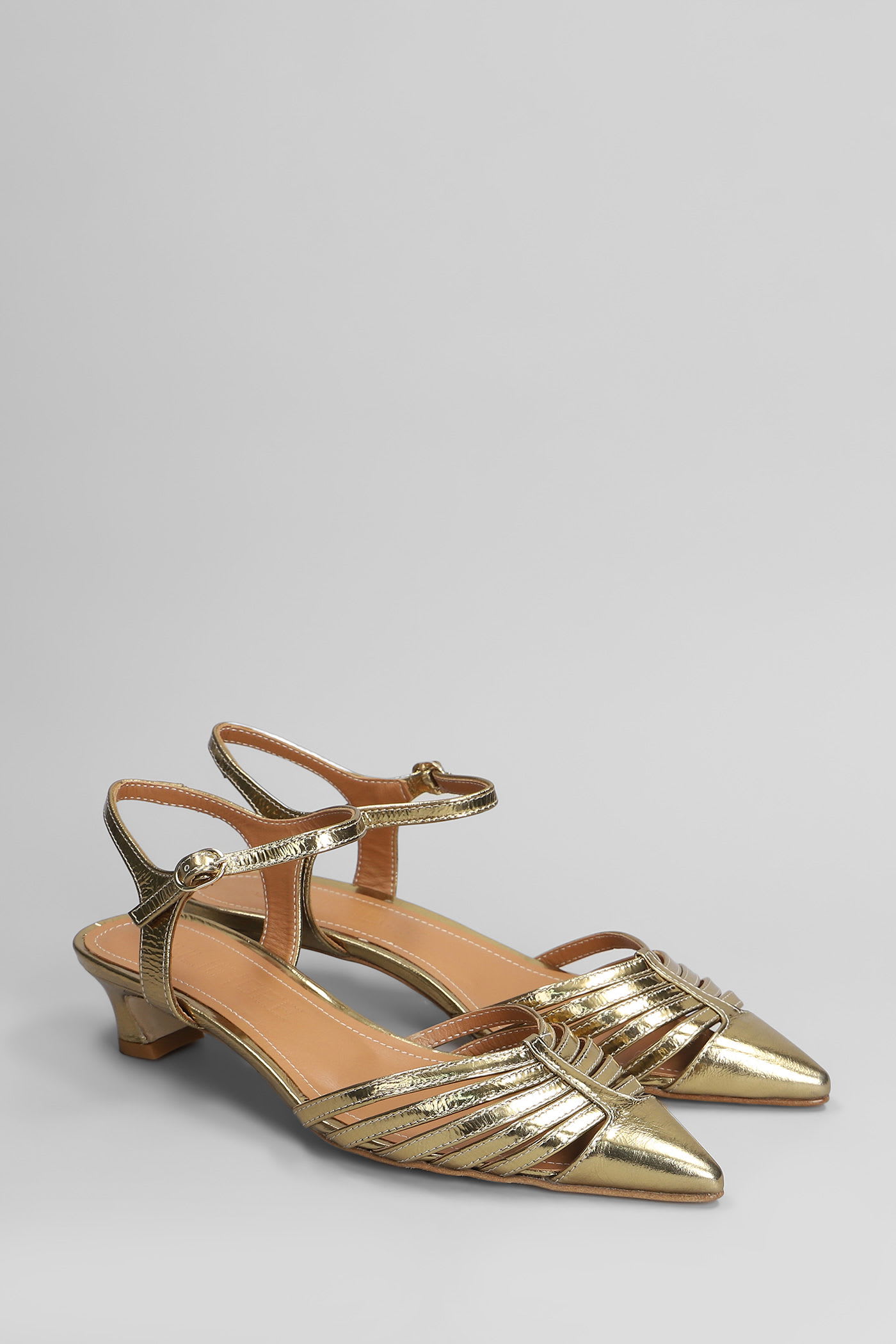 Julie Dee 35mm Leather Pumps