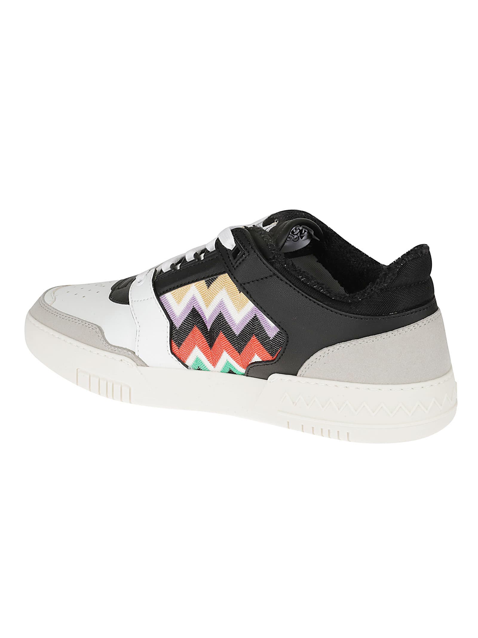 Shop Missoni Fringed Detail Sneakers In Multicolor