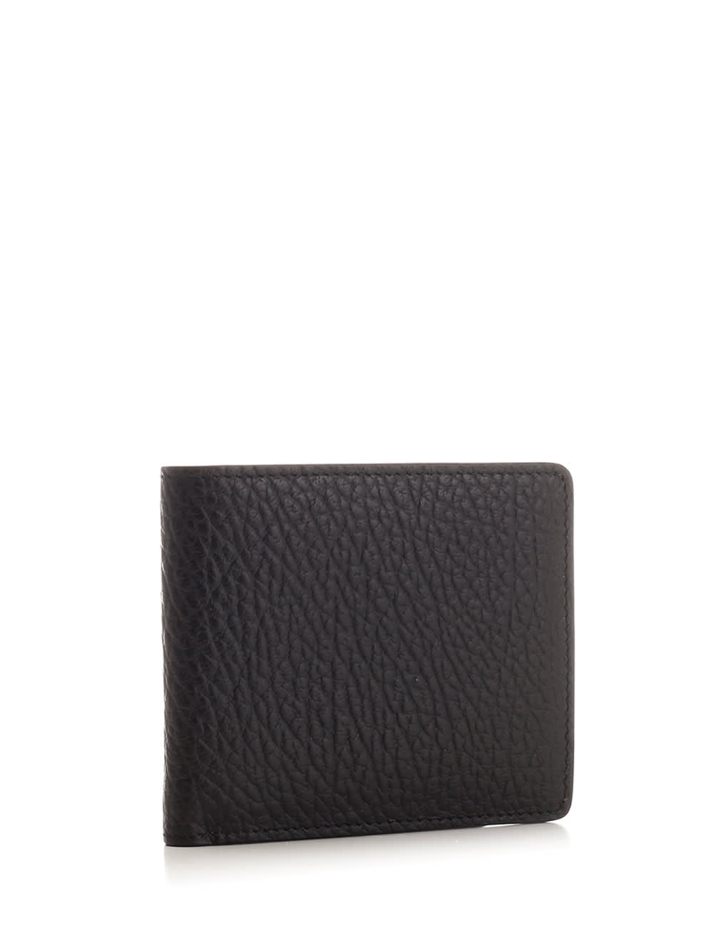 Shop Maison Margiela Black Four Stitches Wallet