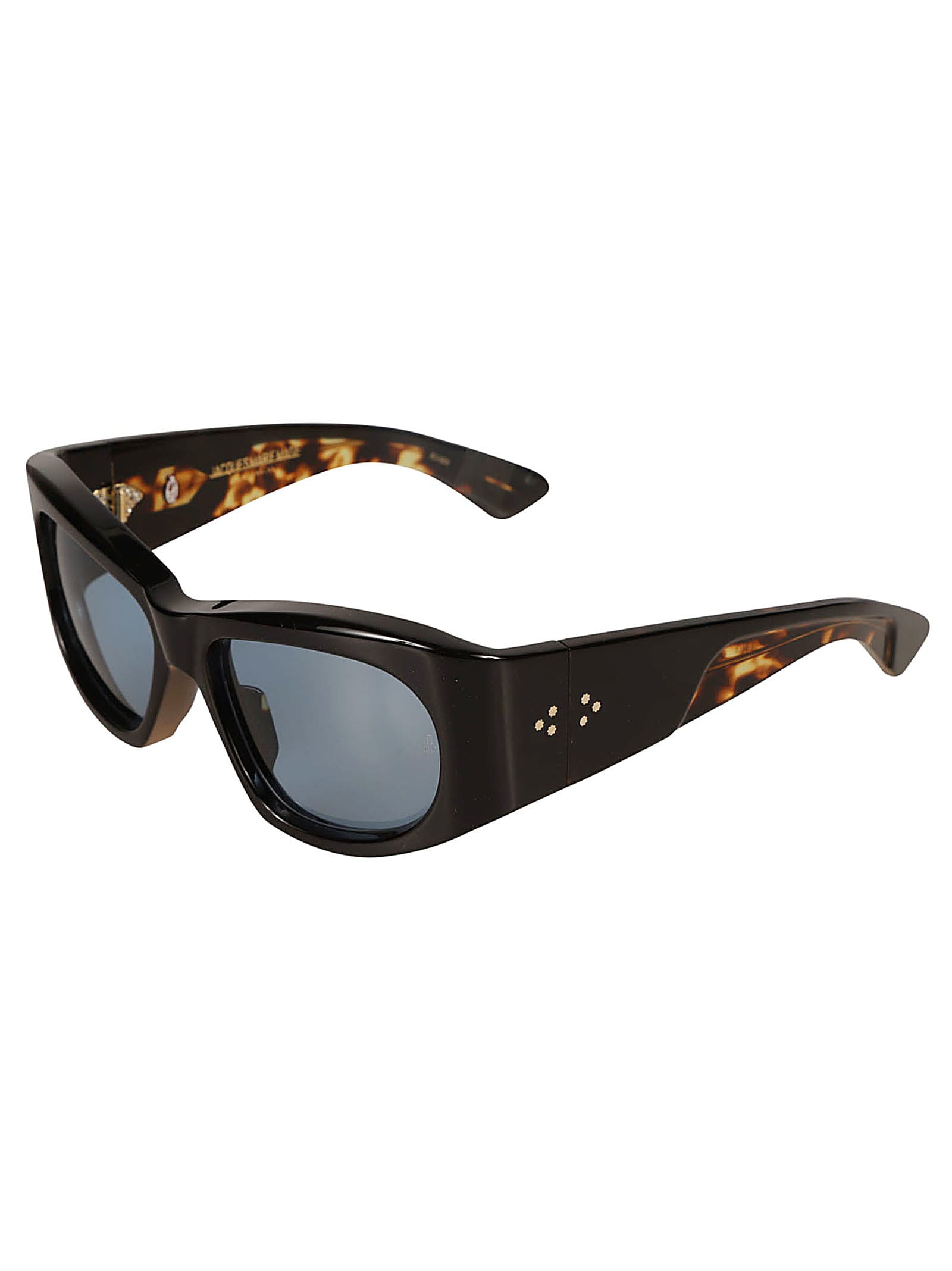 Shop Jacques Marie Mage Nadja Sunglasses Sunglasses In Azure/dark Gold