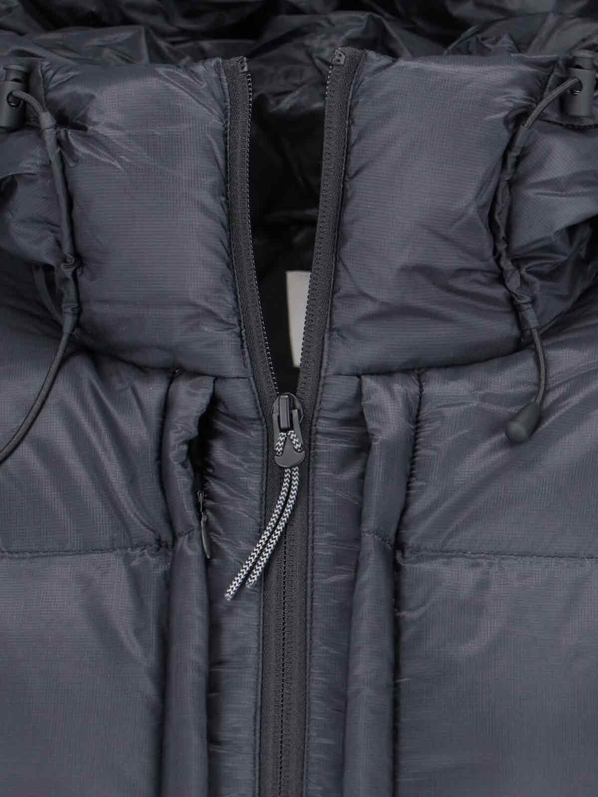 Shop Roa Hooded Down Jacket In Black