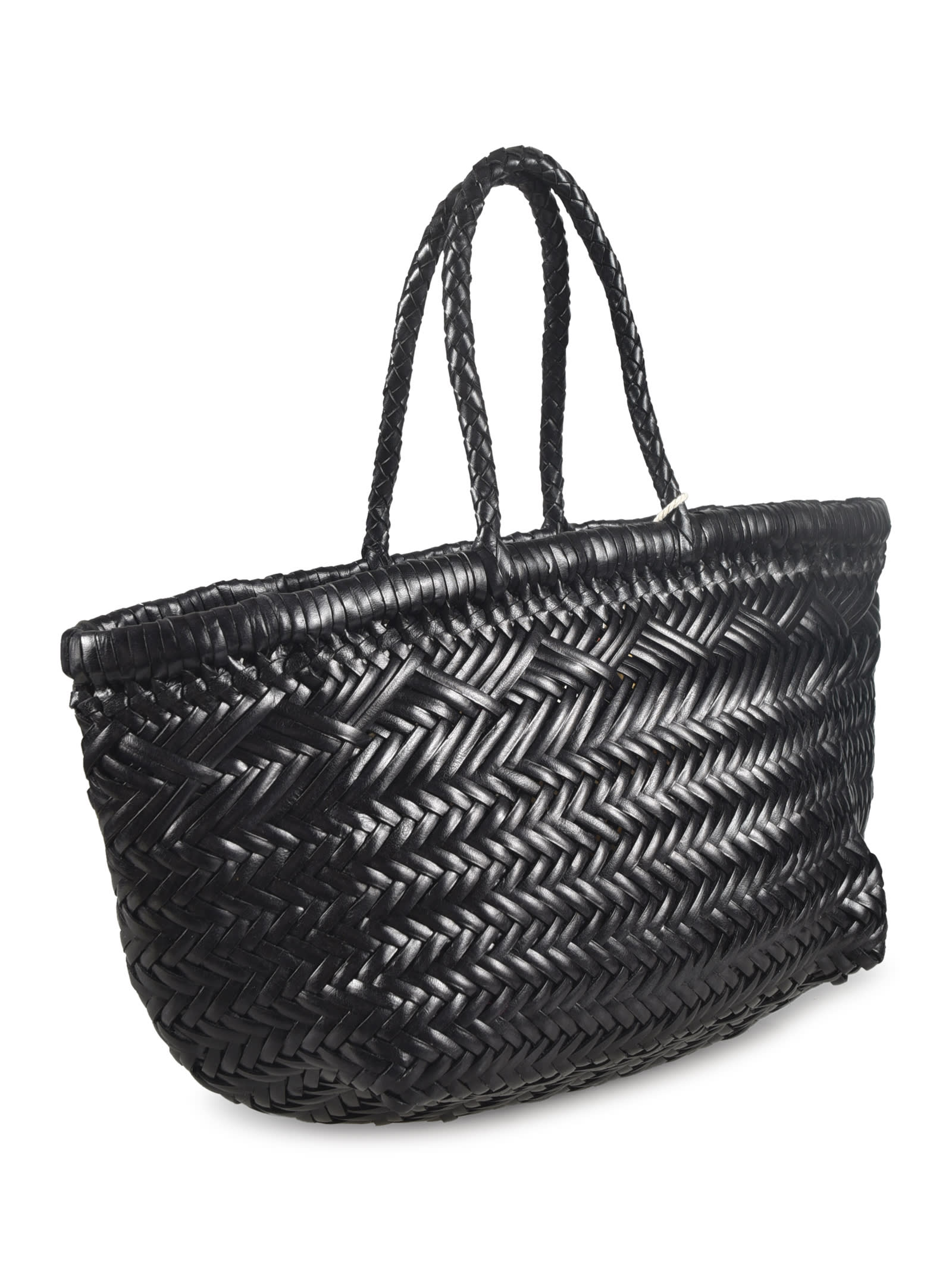 Shop Dragon Diffusion Bamboo Triple Jump Small Tote In Black