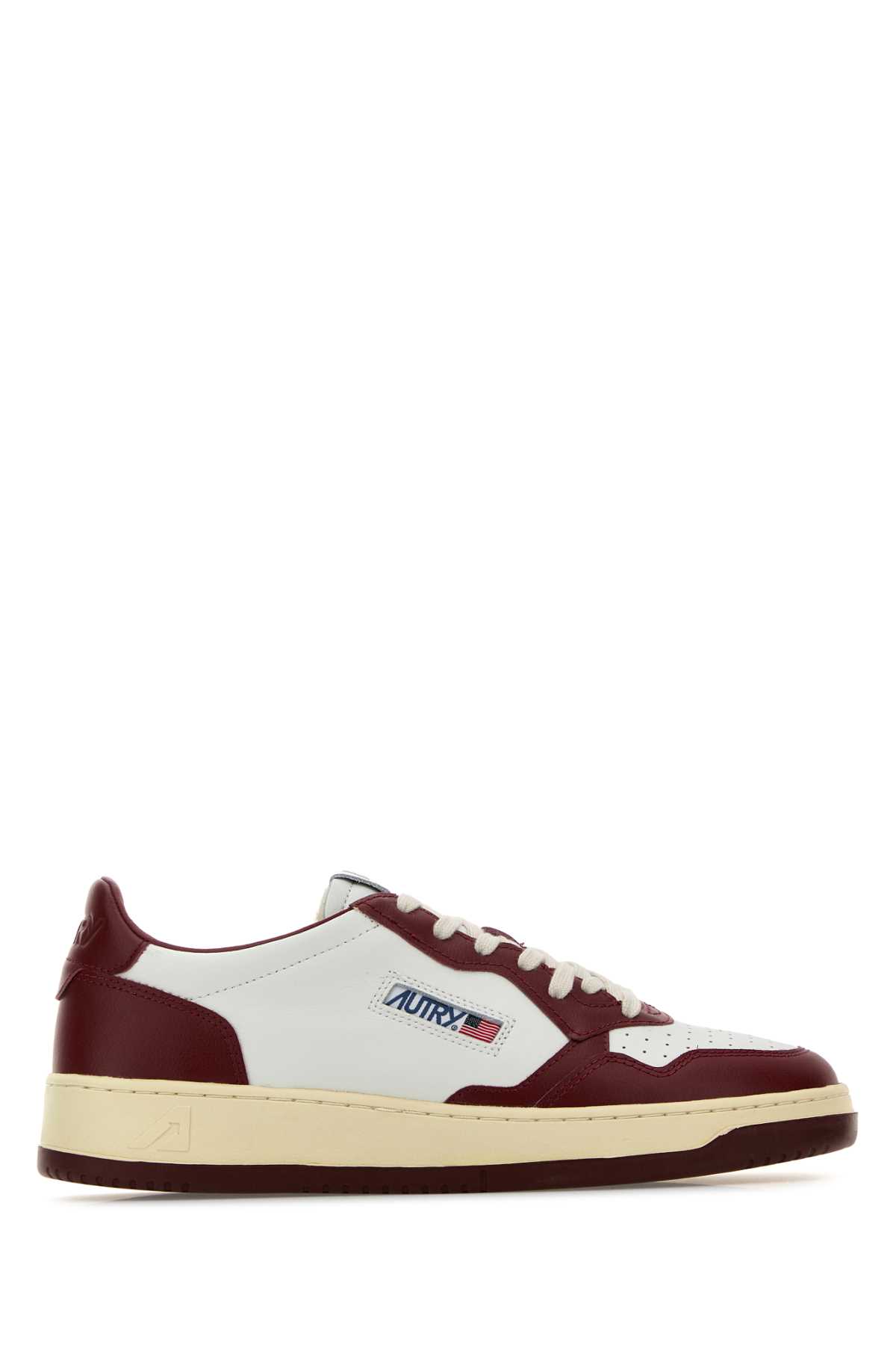 Two-tone Leather Medalist Sneakers