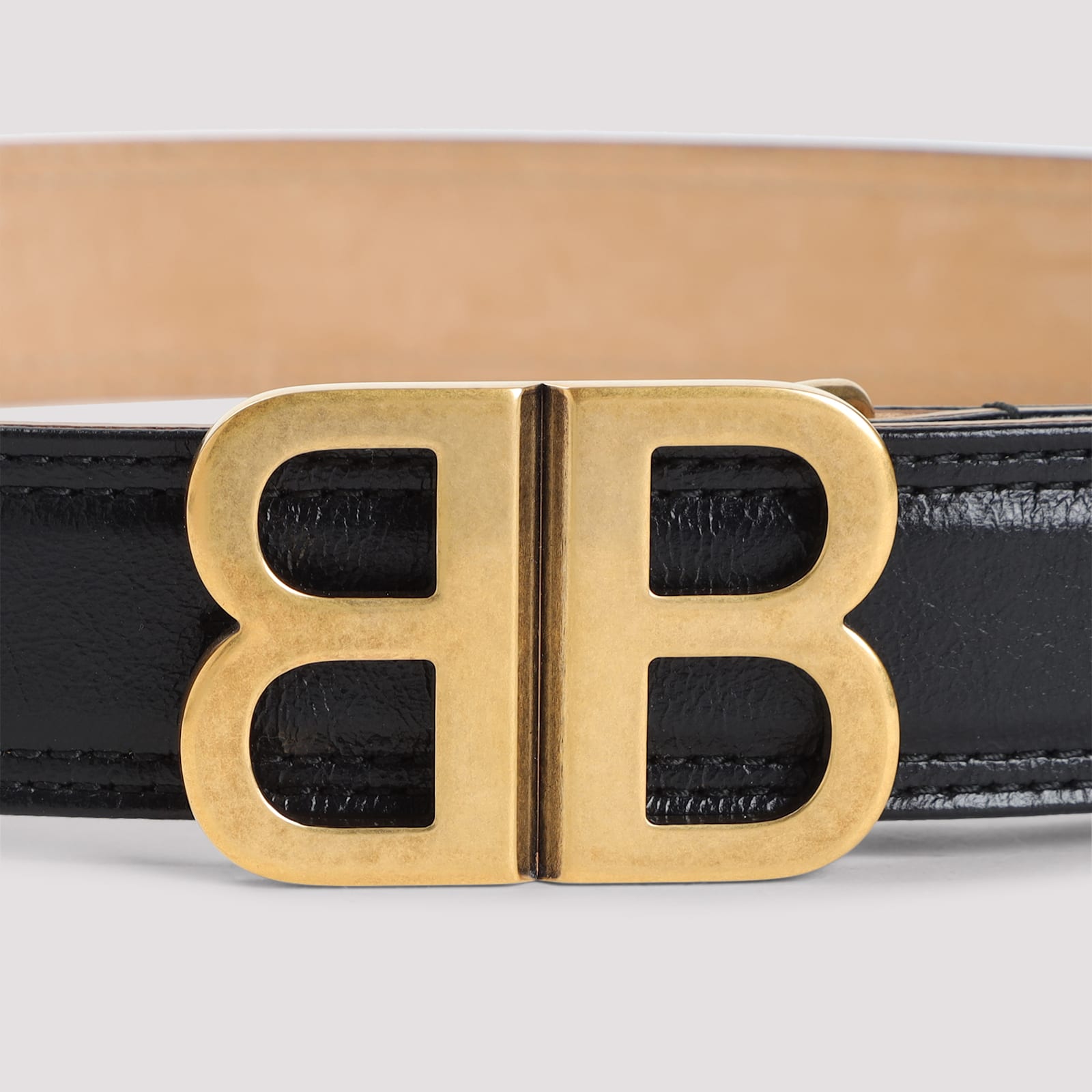 Balenciaga Bb Soft 30 Belt Women In Black