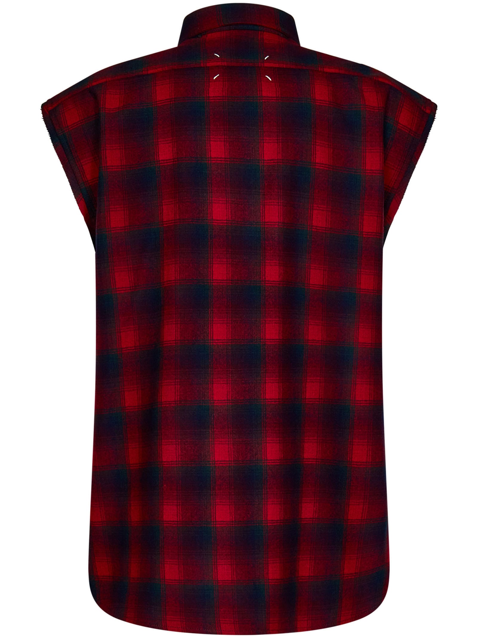 Shop Maison Margiela Shirt In Red