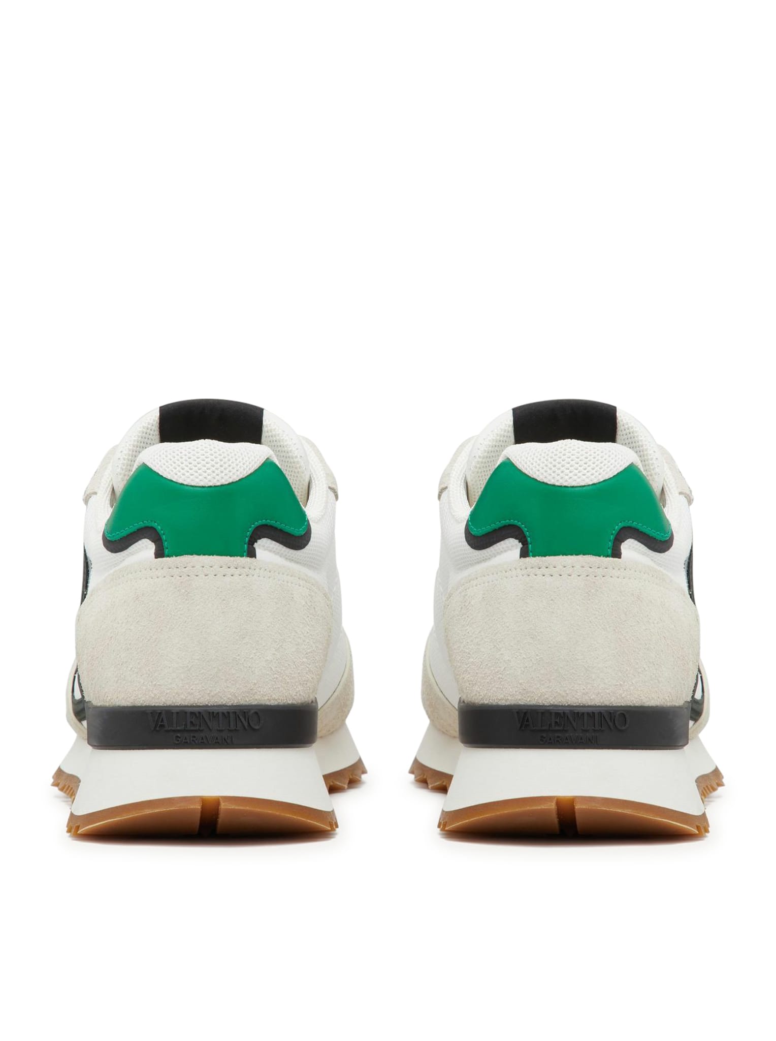 Shop Valentino Vlogo Pace Sneakers In Mjp Ice White Greenmount