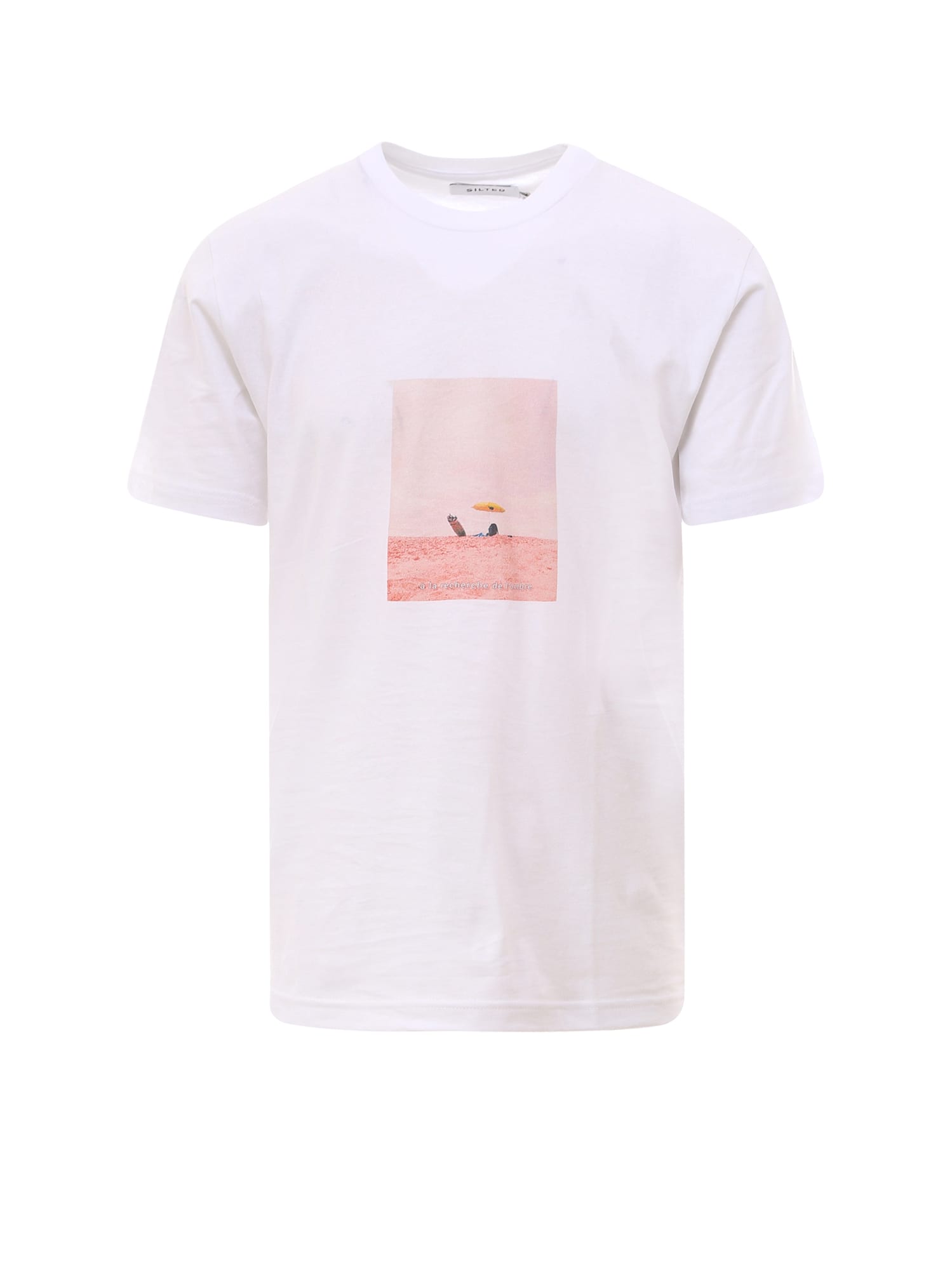 Shop Silted T-shirt In White