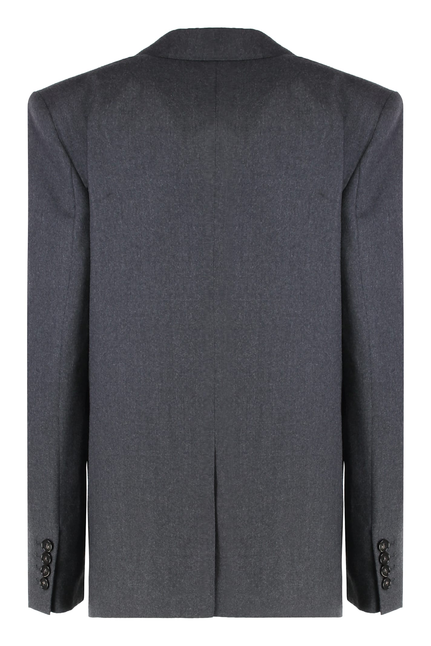 Stella Mccartney Single-breasted One Button Jacket In Gray