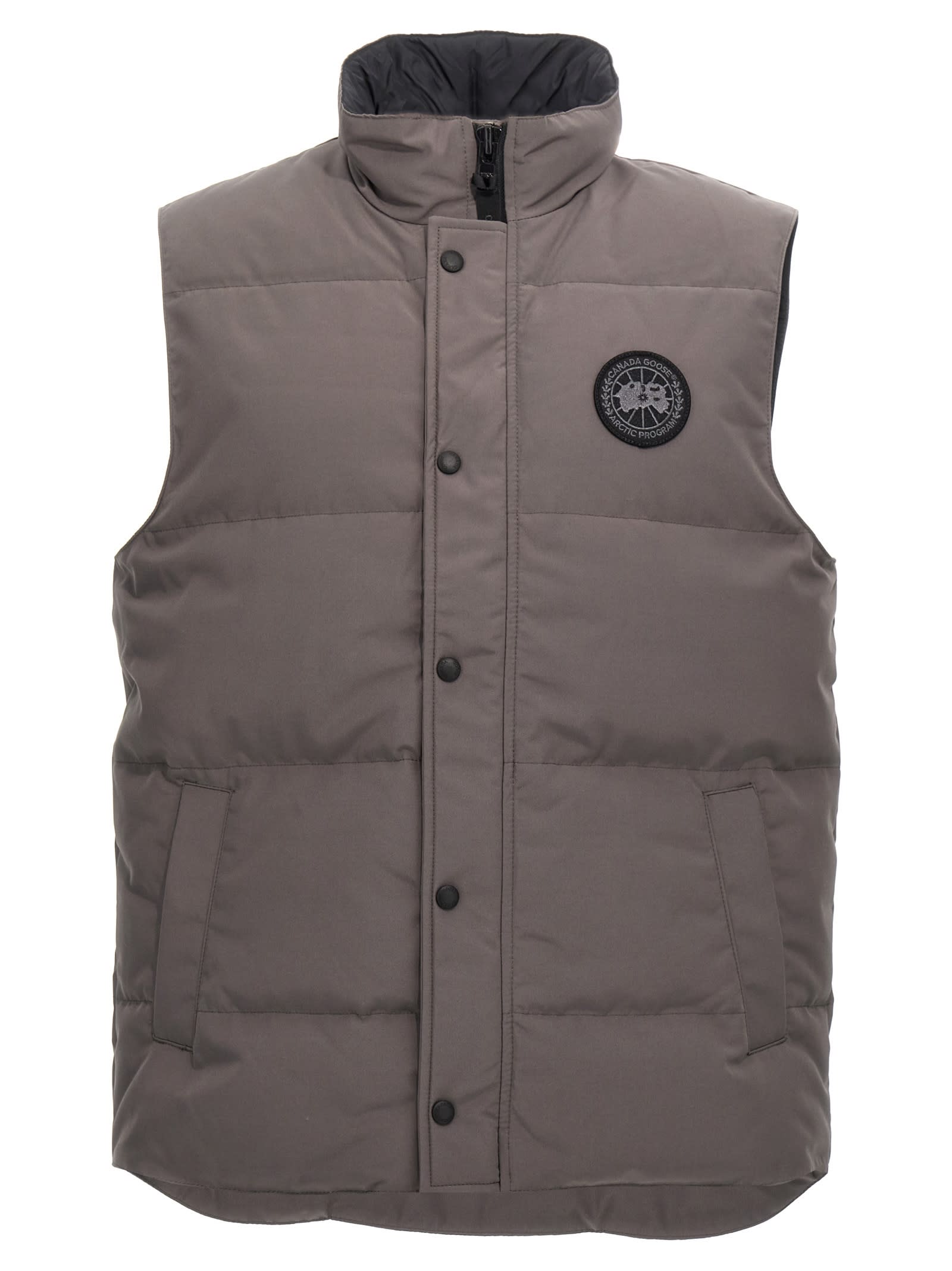 Shop Canada Goose Garson Vest In Gray