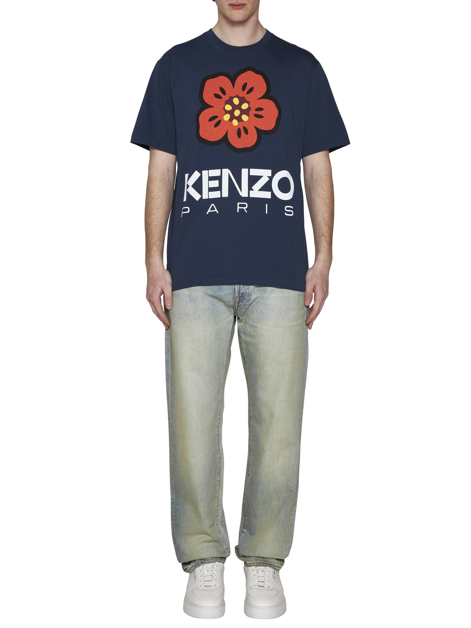 Shop Kenzo T-shirt In Blue