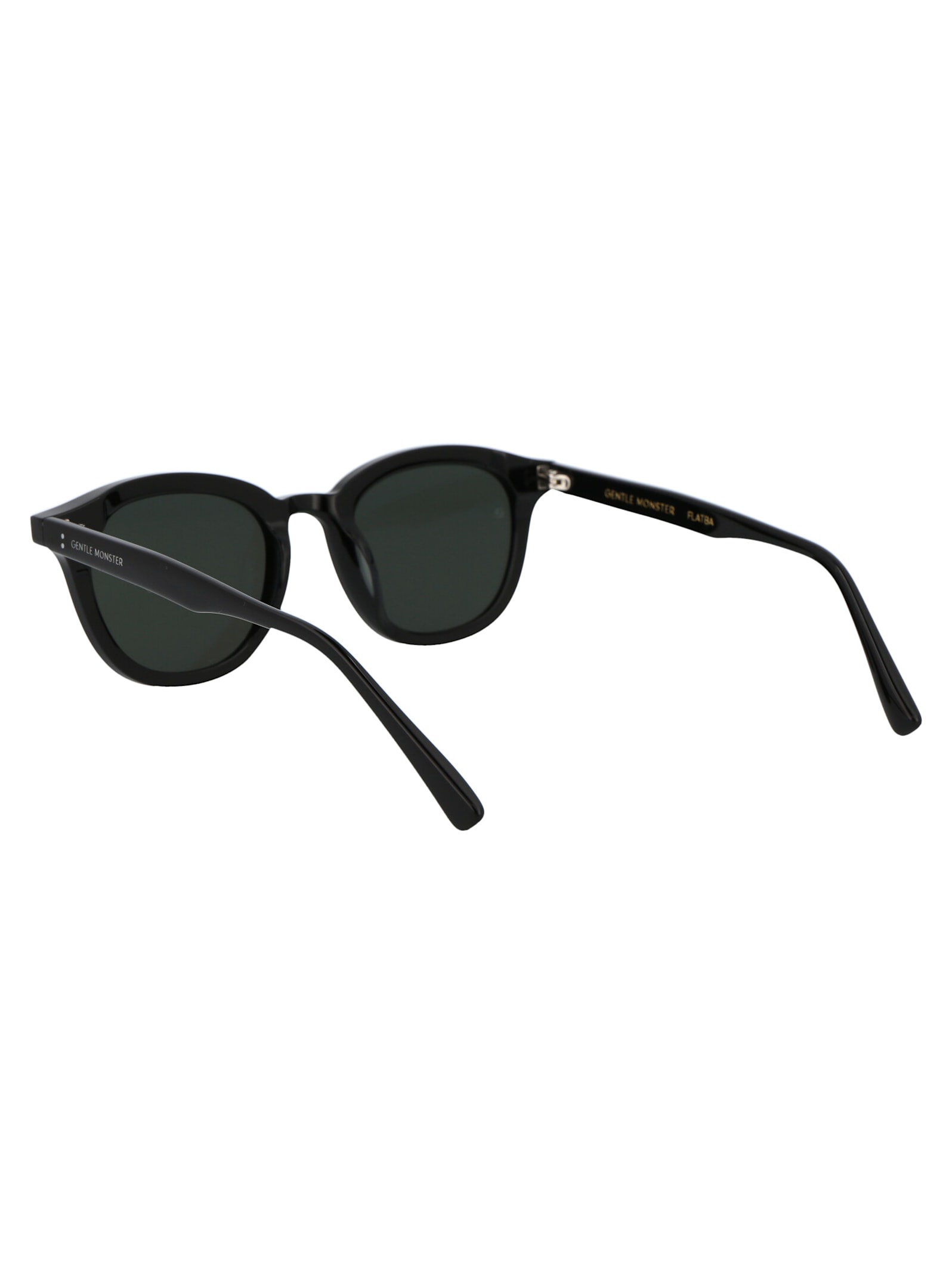Shop Gentle Monster Lang Sunglasses In 01 Black