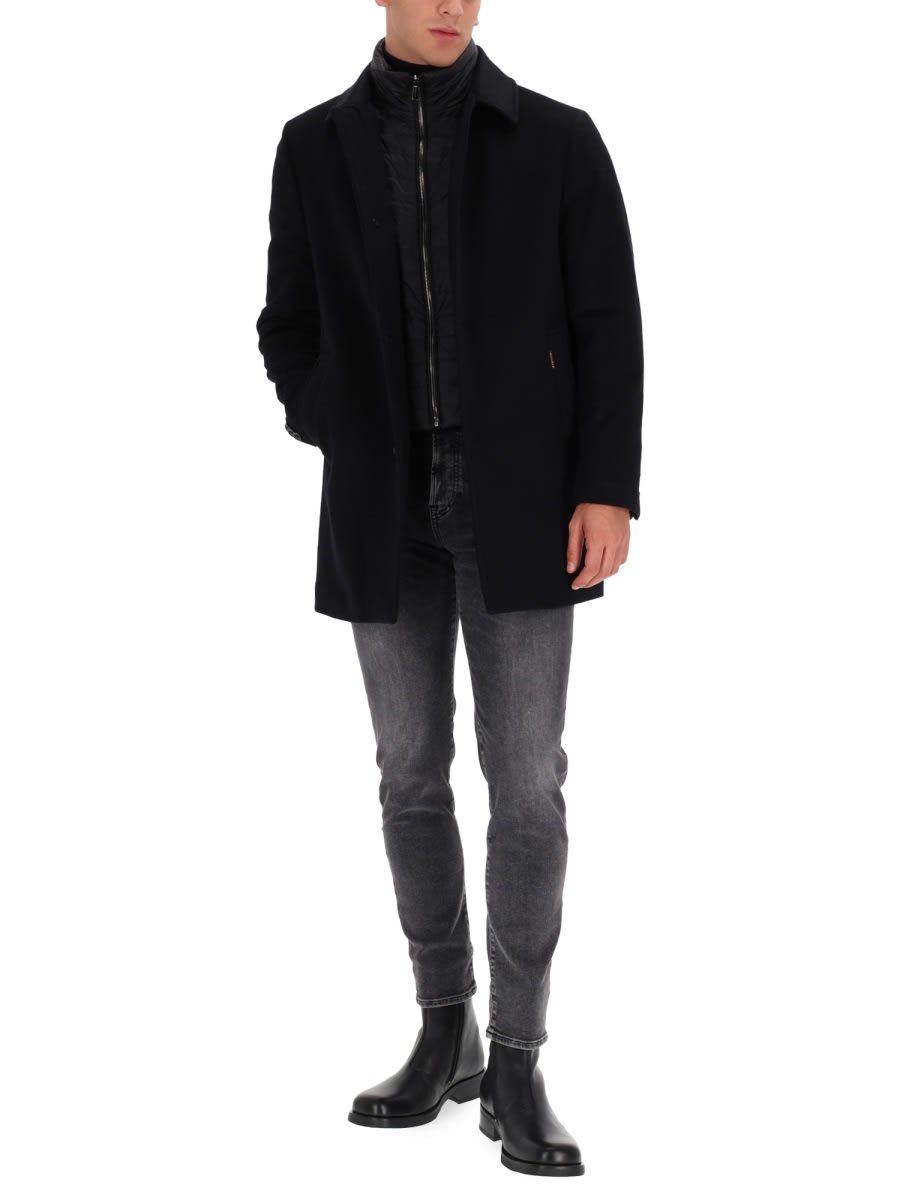 Moorer "monferrato-le" Coat In Black