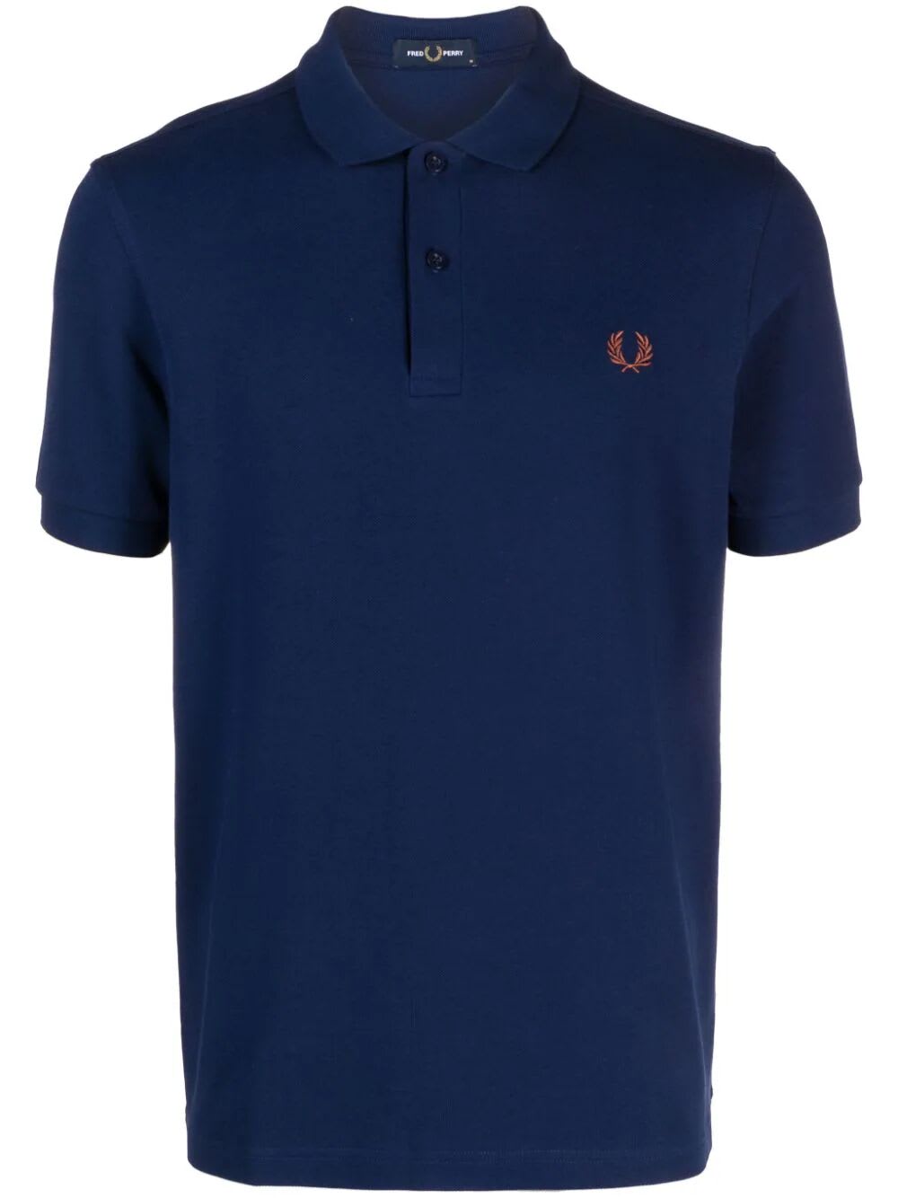 Shop Fred Perry Fp Plain Shirt In French Navy