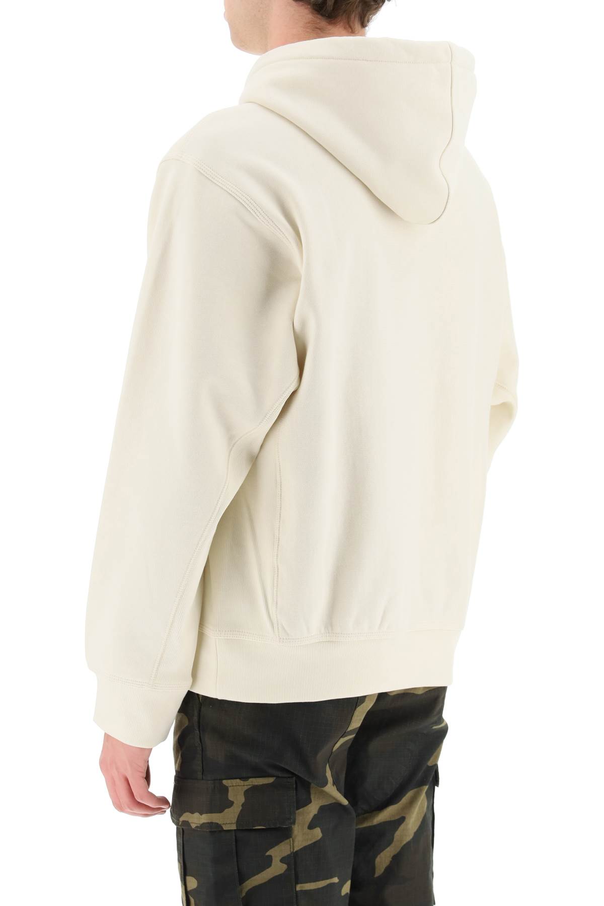 Carhartt American Script Hoodie In Natural