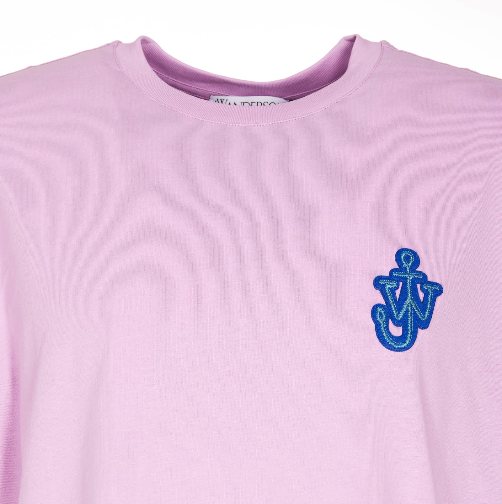 Shop Jw Anderson Anchor Patch T-shirt In Pink